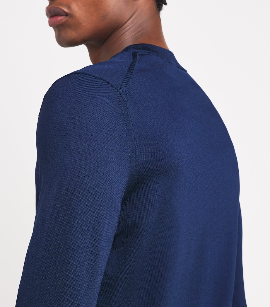 Knitted Sweatshirt ROYAL BLUE Image 6