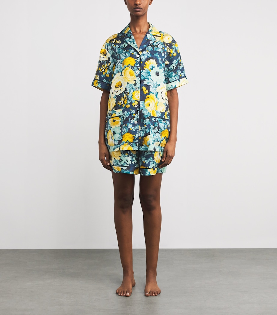 Silk Floral Ingo Pyjama Set NOCTURNE Image 2