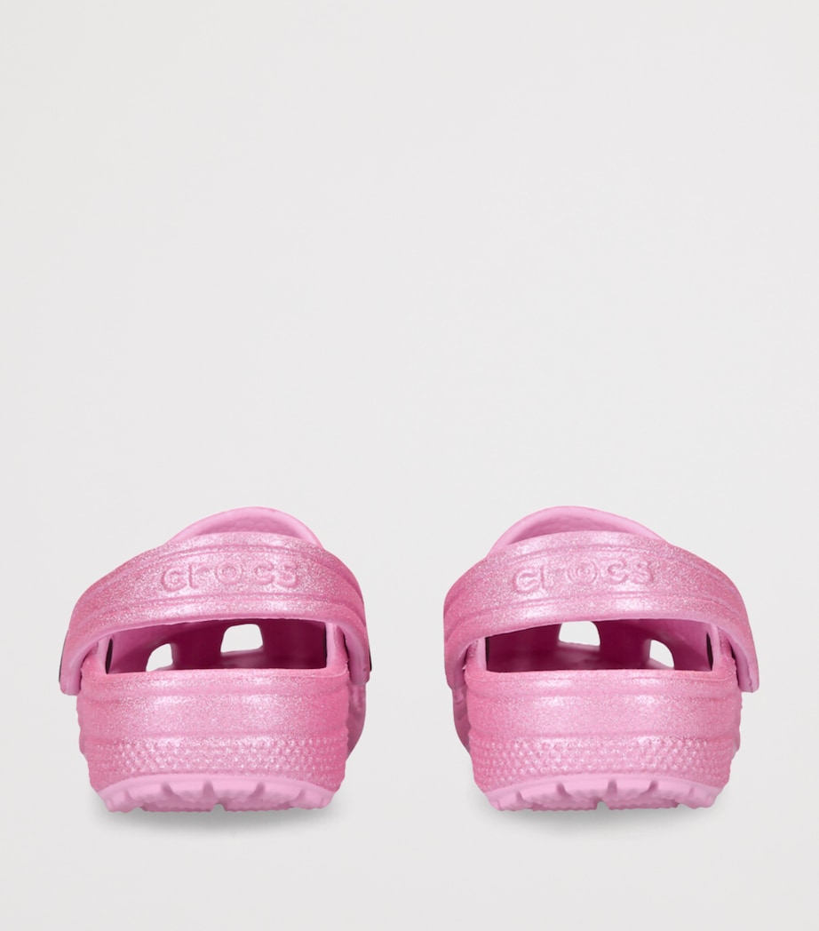 CROCS KIDS Glitter Classic Clogs Pink Image 1