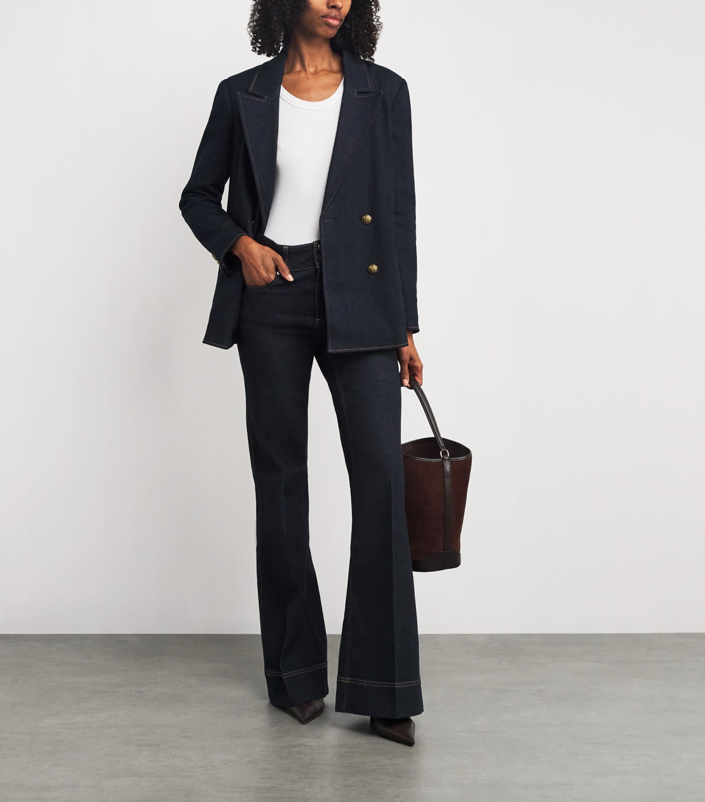 Perfect Flared Jeans H972 DARK RINSE Image 2