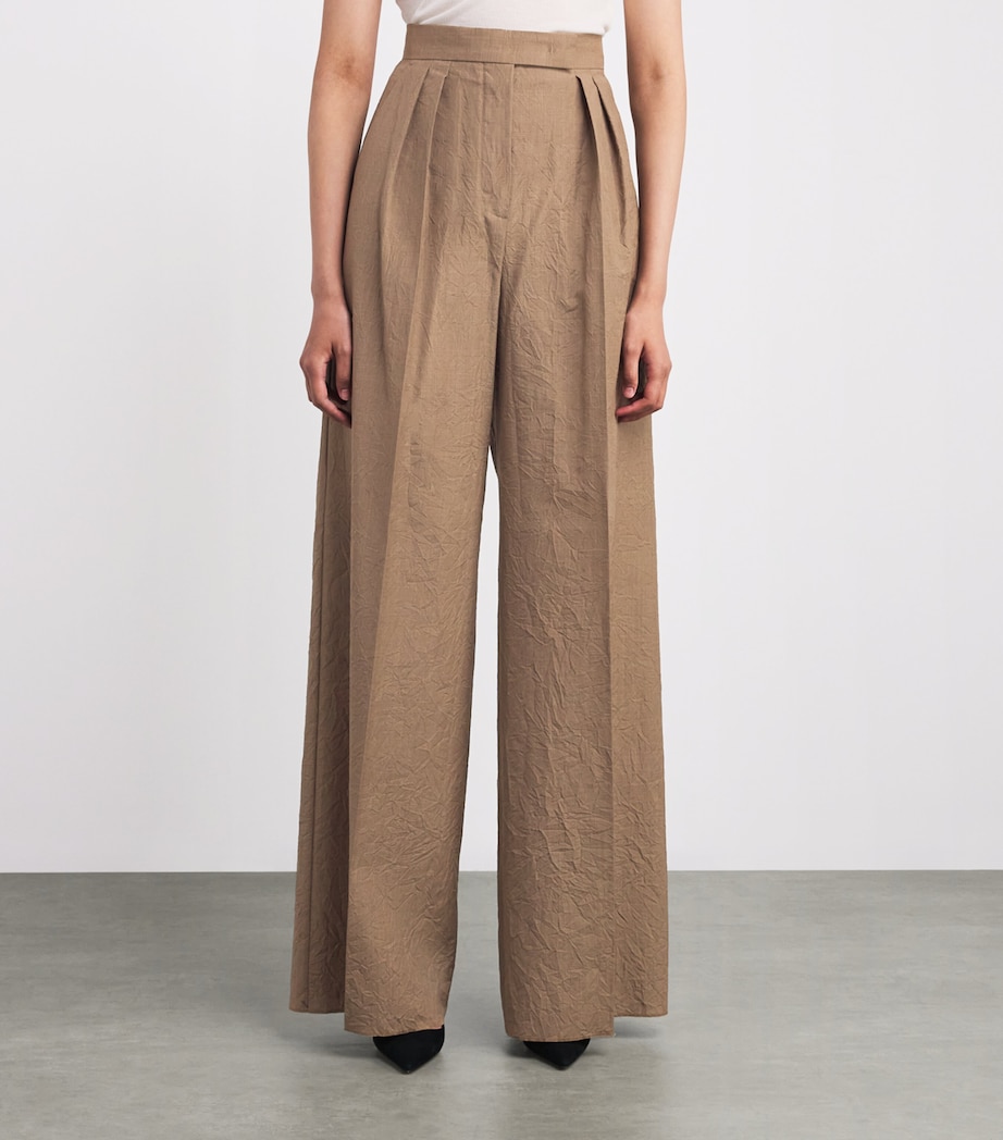 Virgin Wool Trousers HAZELNUT BROWN Image 3