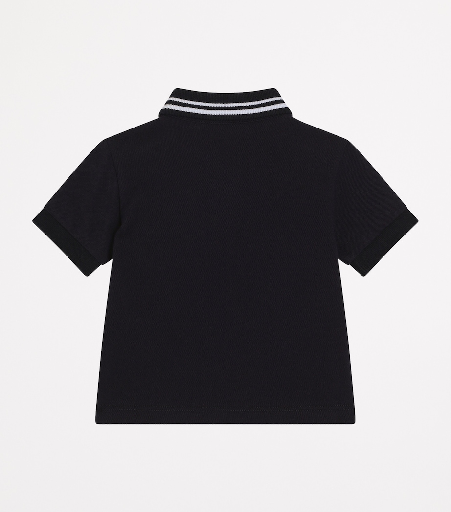 Monogram Polo Shirt (3-30 Months) B0665-VERY DARK Image 2