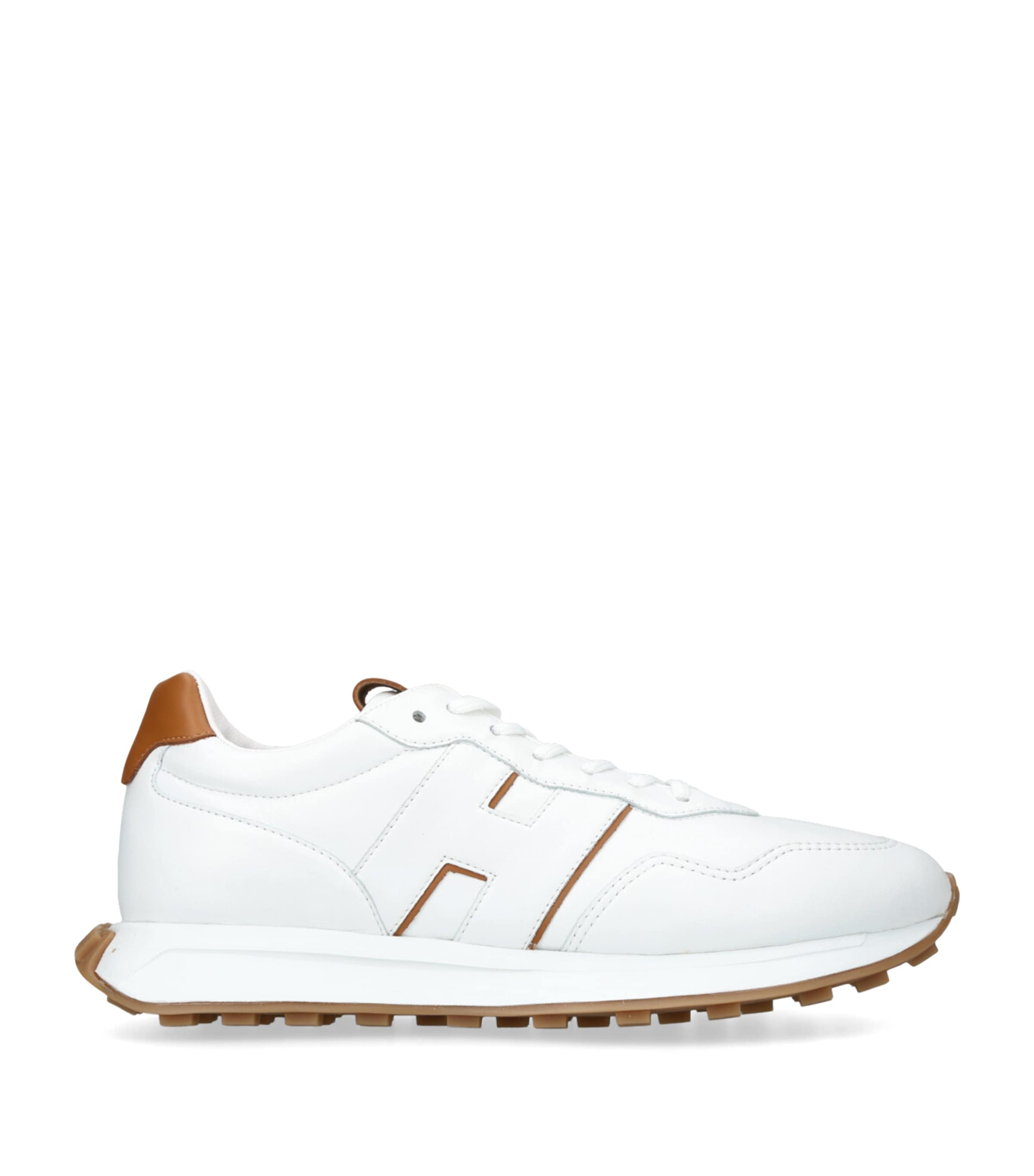 スニーカー Hogan H647 Allacciato Sneakers - Leather - White Hogan H647 Cool leather sneakers for men hxm6470fb60odz