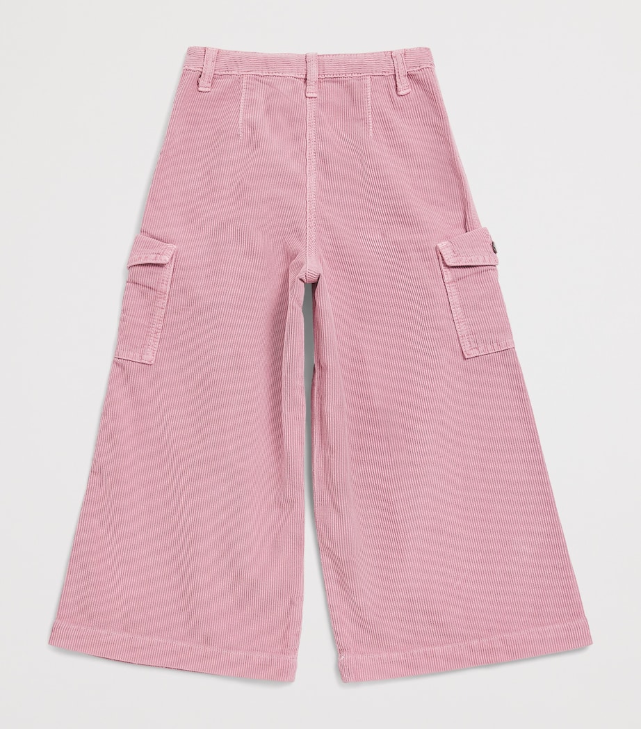 Emporio Armani Kids Corduroy Trousers (4-14 Years) Mauve Shadows Image 2