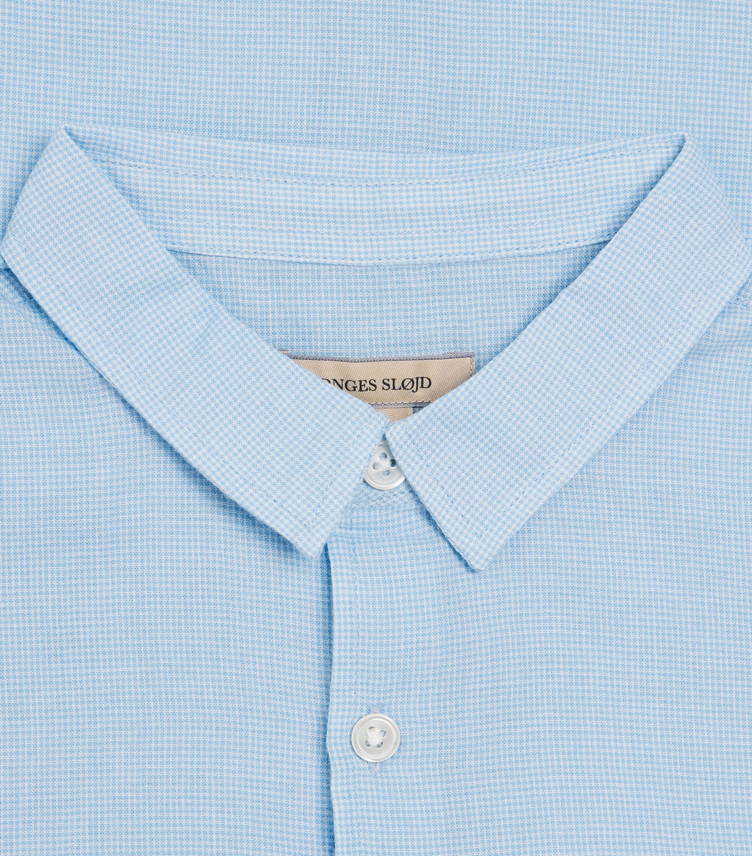 KONGES SLOJD Organic Cotton Fran Shirt (9 Months - 10 Years) Blue Image 4