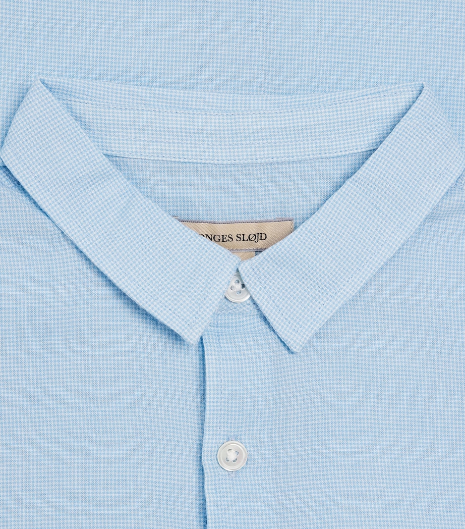 KONGES SLOJD Organic Cotton Fran Shirt (9 Months - 10 Years) Blue Image 4
