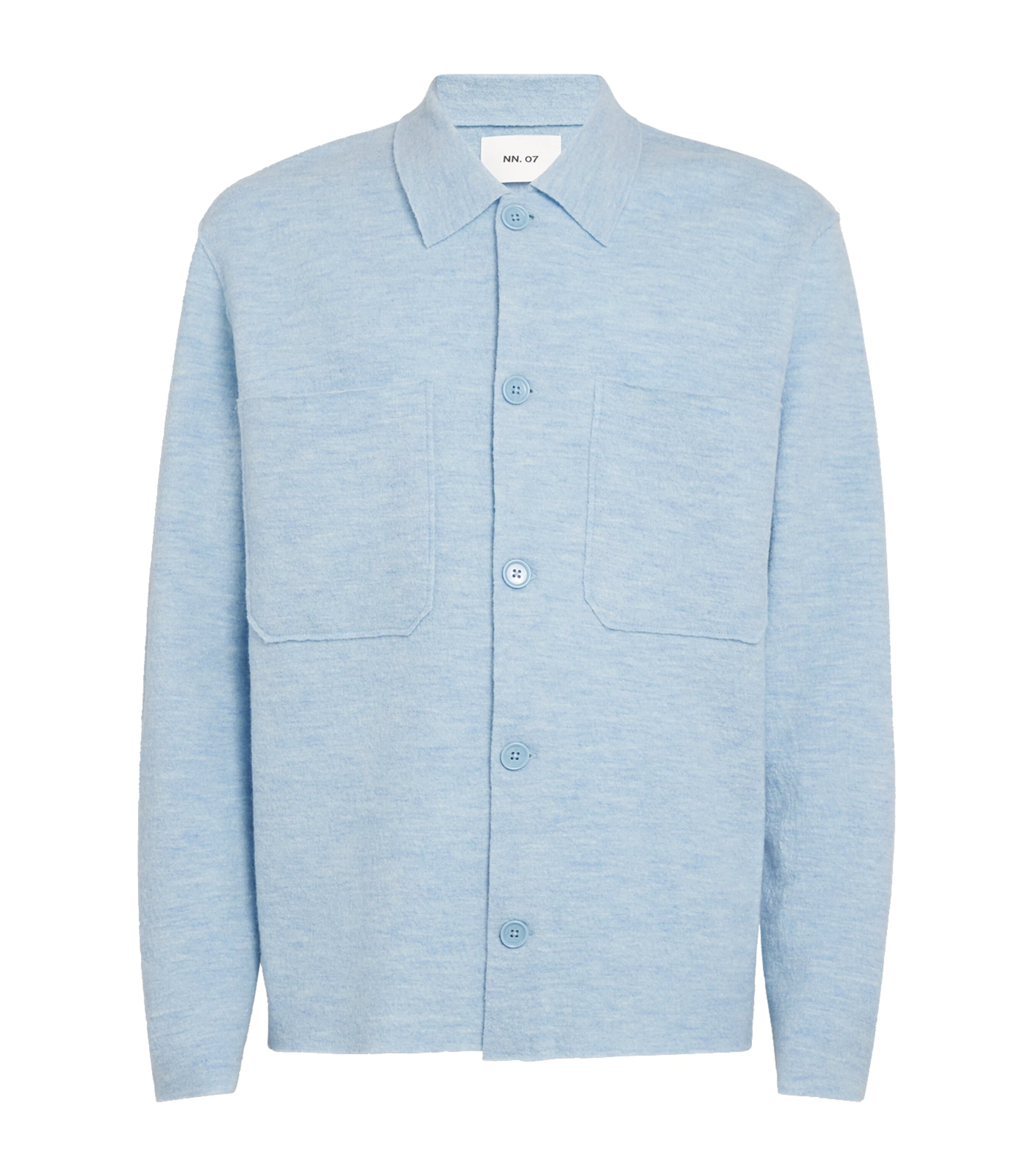 Boiled Merino Jonas Overshirt POWDER BLUE 201 Image 1
