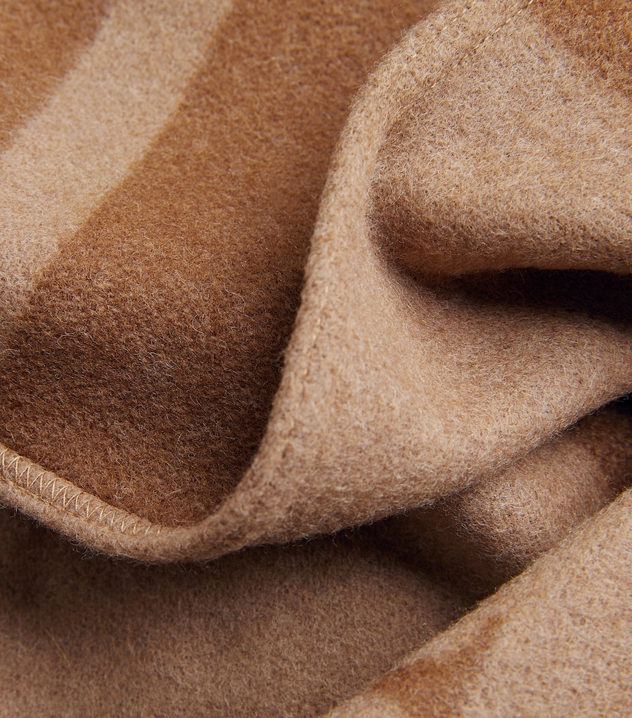 Wool Jacquard Hilde Cape CAMEL Image 5