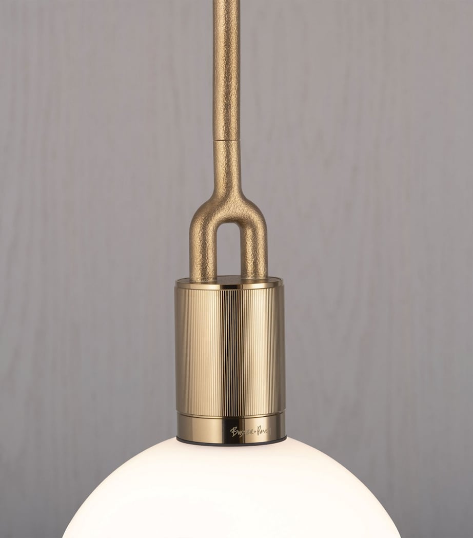 Globe Forked Pendant Light BRASS Image 2