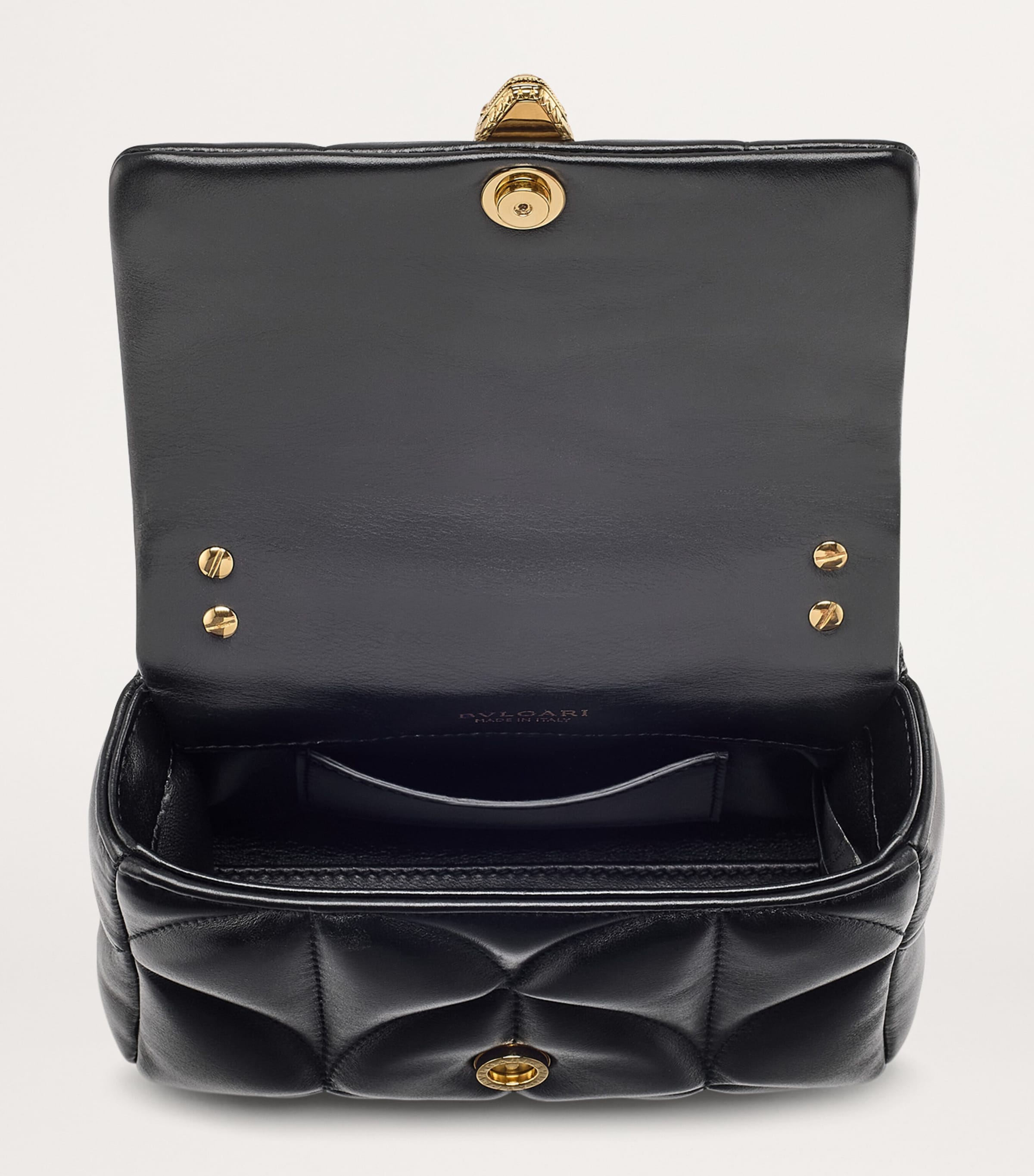 Small Serpenti Sugarloaf Top-Handle Bag BLACK Image 3