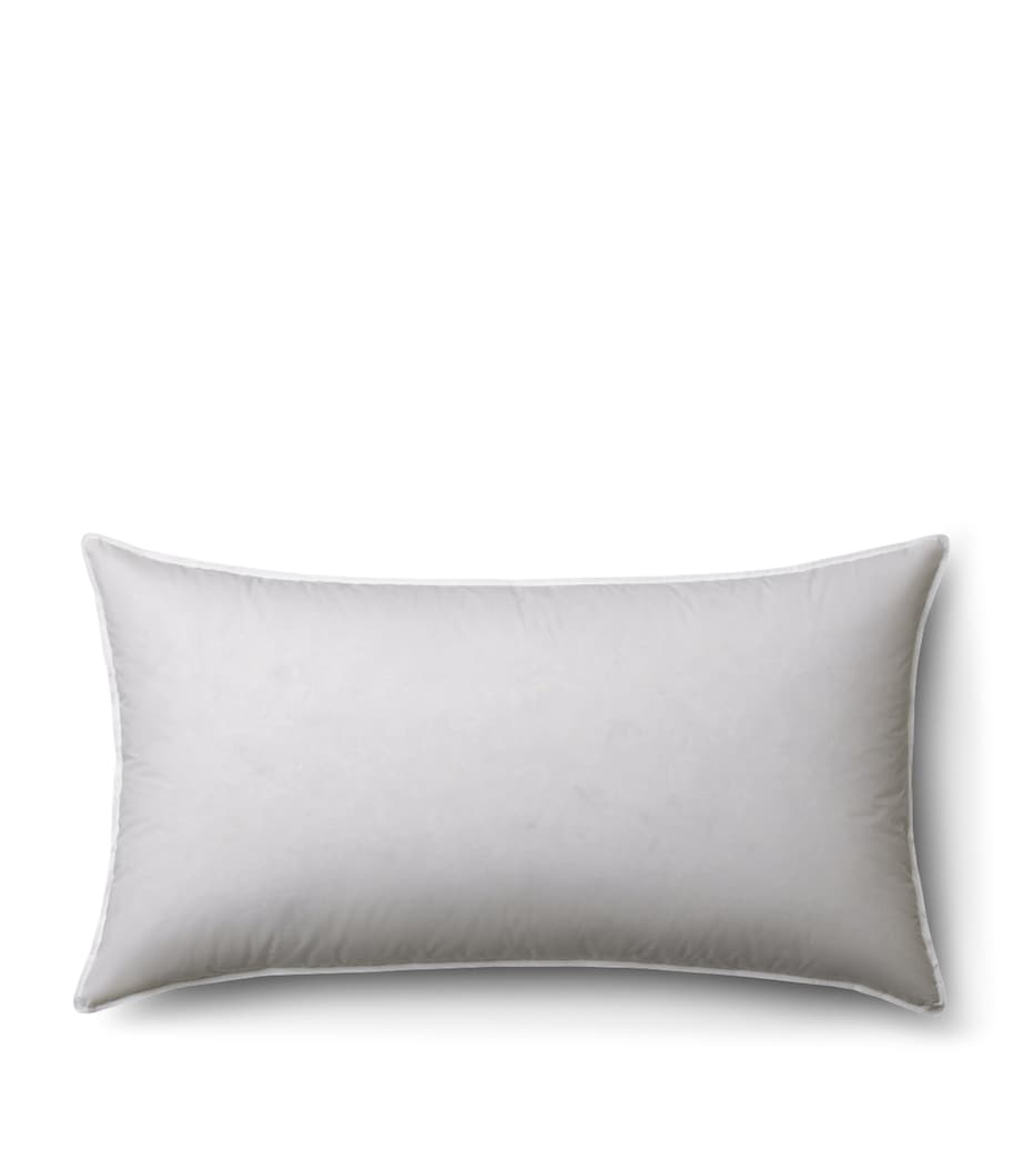 Medium Goose Down-Feather King Pillow (50cm x 90cm) WHITE Image 1