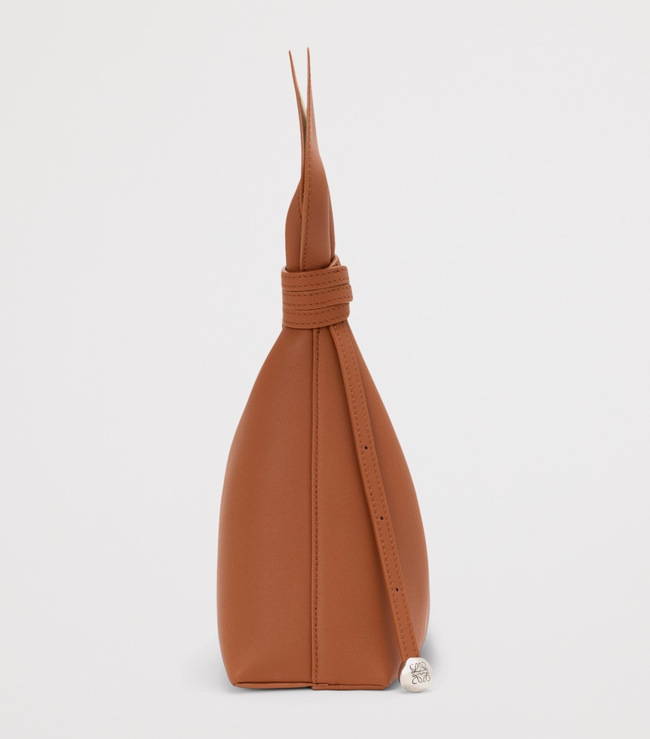 LOEWE Medium Leather Scarf Shoulder Bag Squirrel Image 3