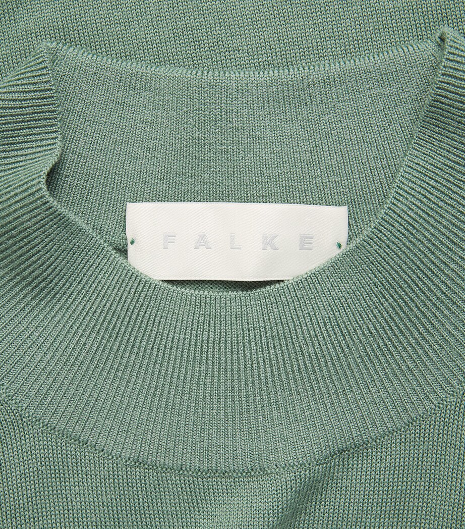 Falke Womens Merino Wool Sleeveless Top Sea Breeze Image 6
