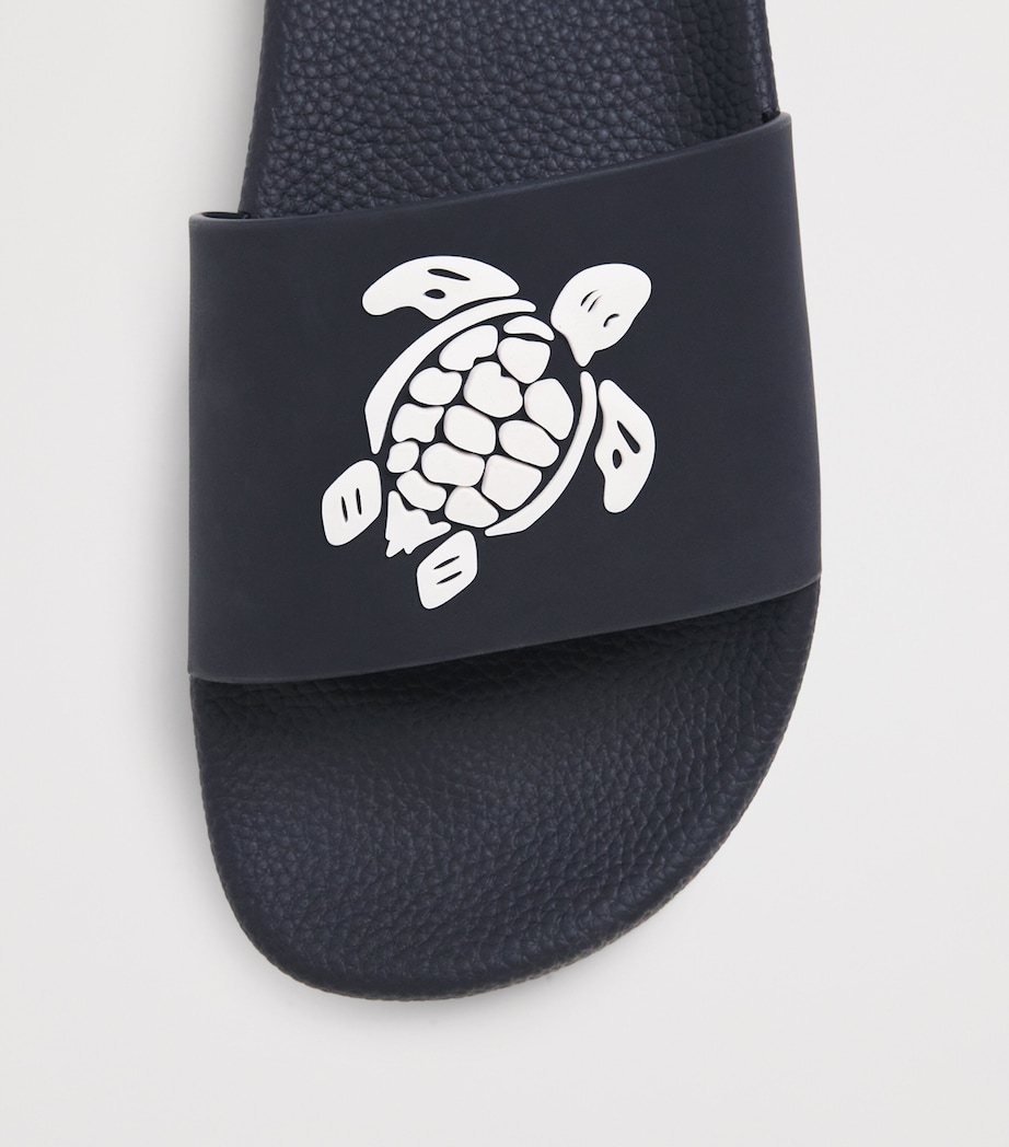 Vilebrequin Tortue Slides Bleu Marine Image 6