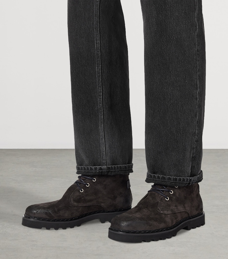 Suede Skiff Lace-Up Boots WARM GREY Image 2