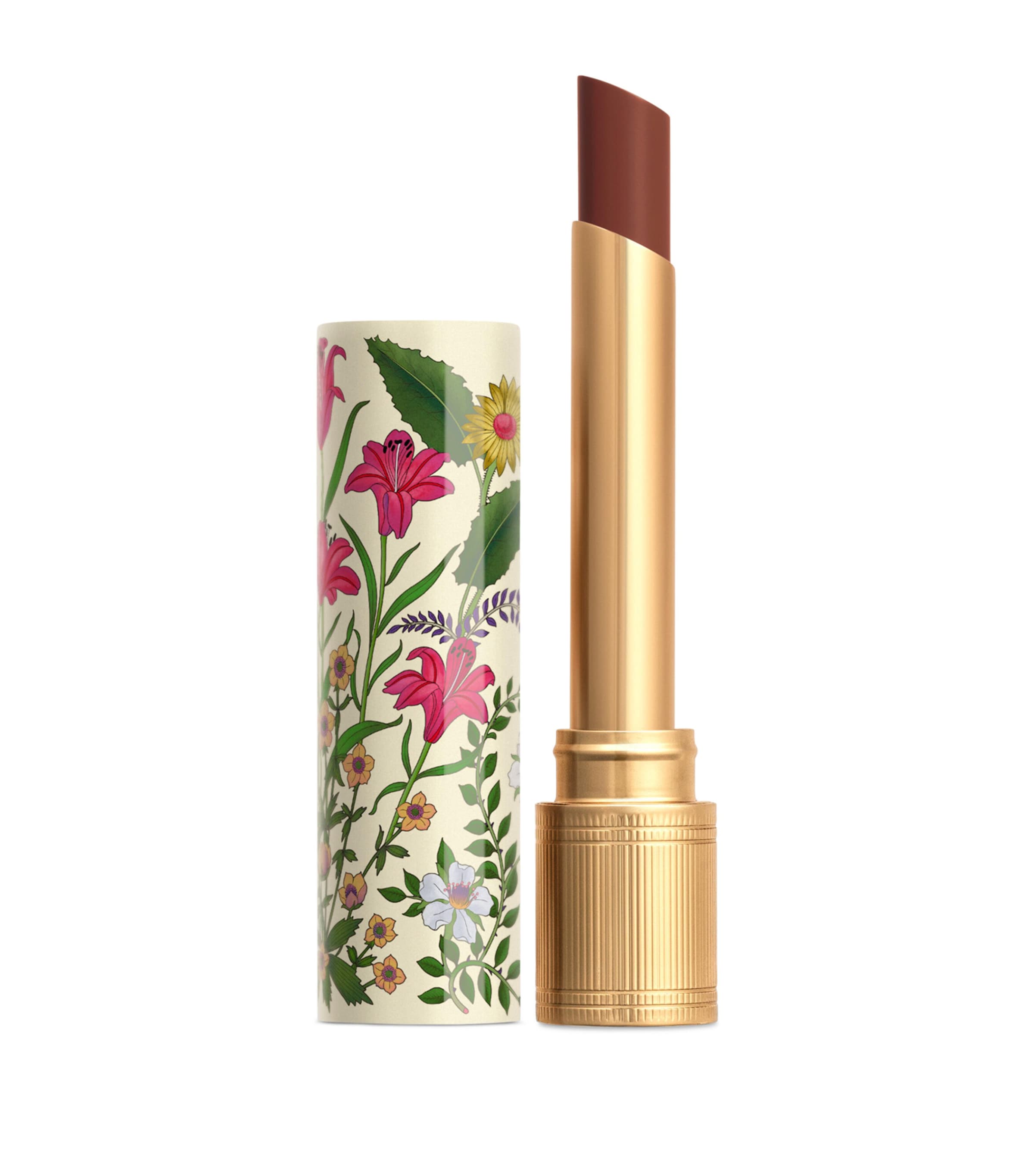 Gucci Flora Rouge De Beauté Brilliant Lipstick Eliza Ginger Image 1