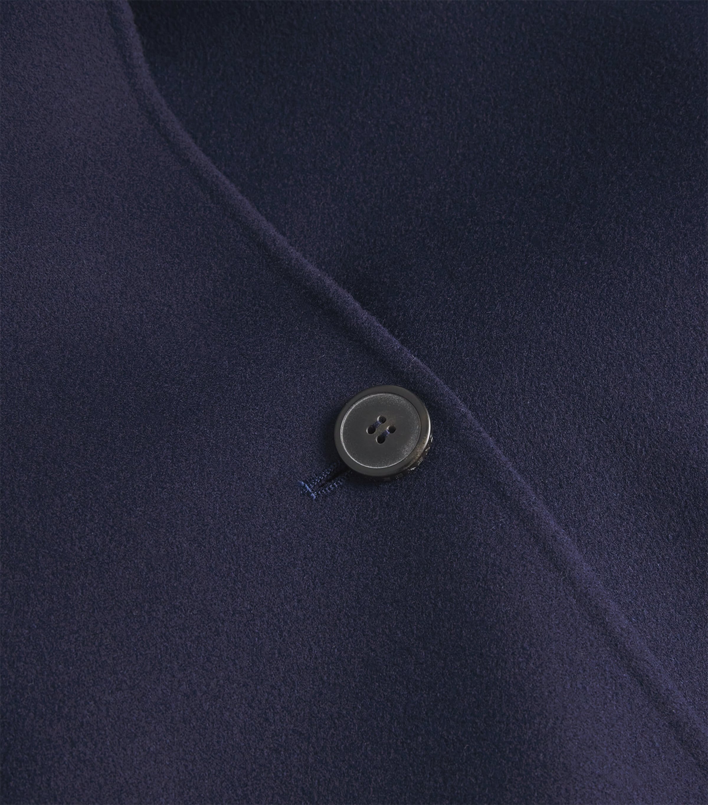 Virgin Wool-Blend Pea Coat NAVY Image 5