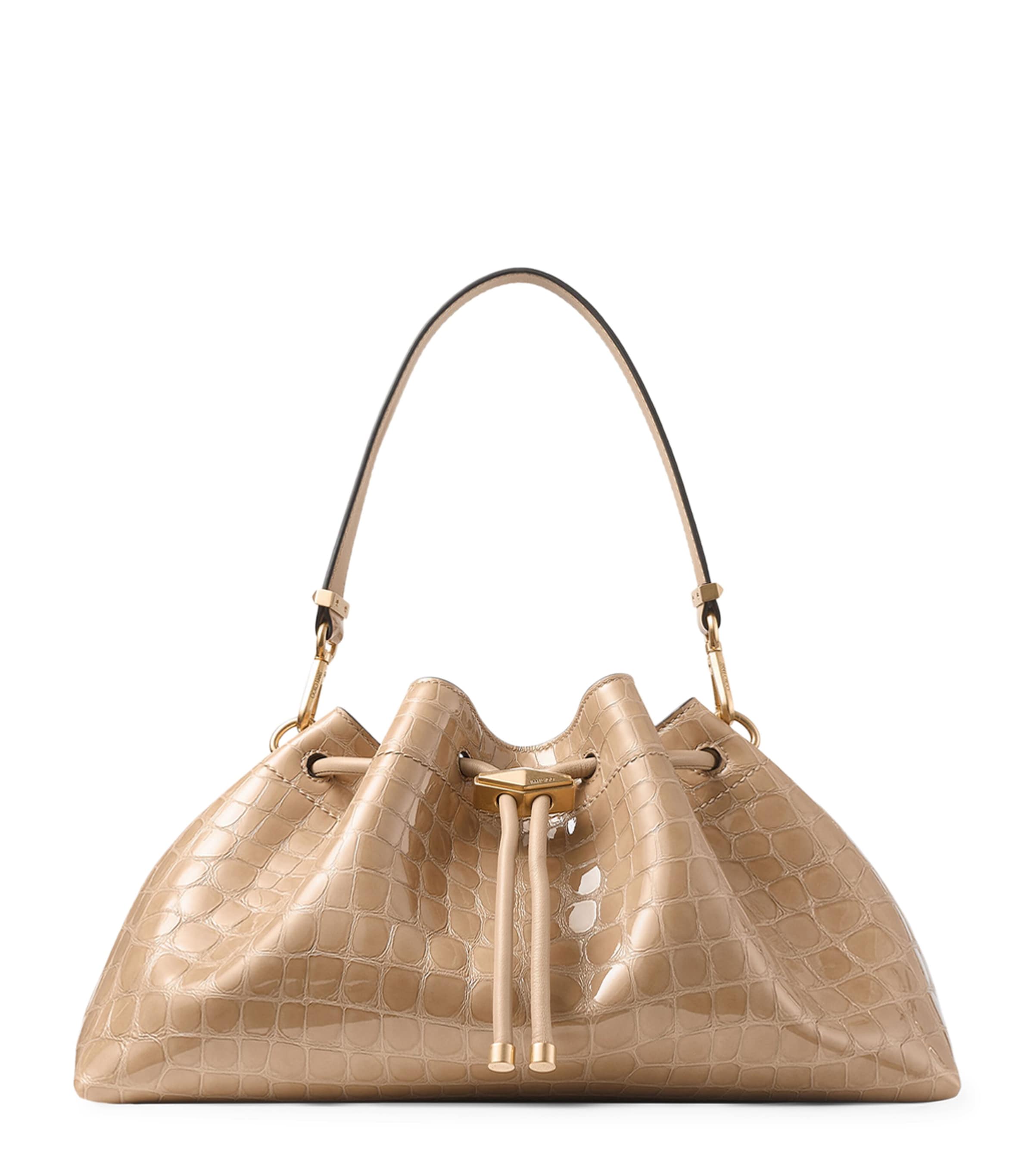 Bon Bon Cinch Leather Top-Handle Bag CHAI/GOLD Image 1
