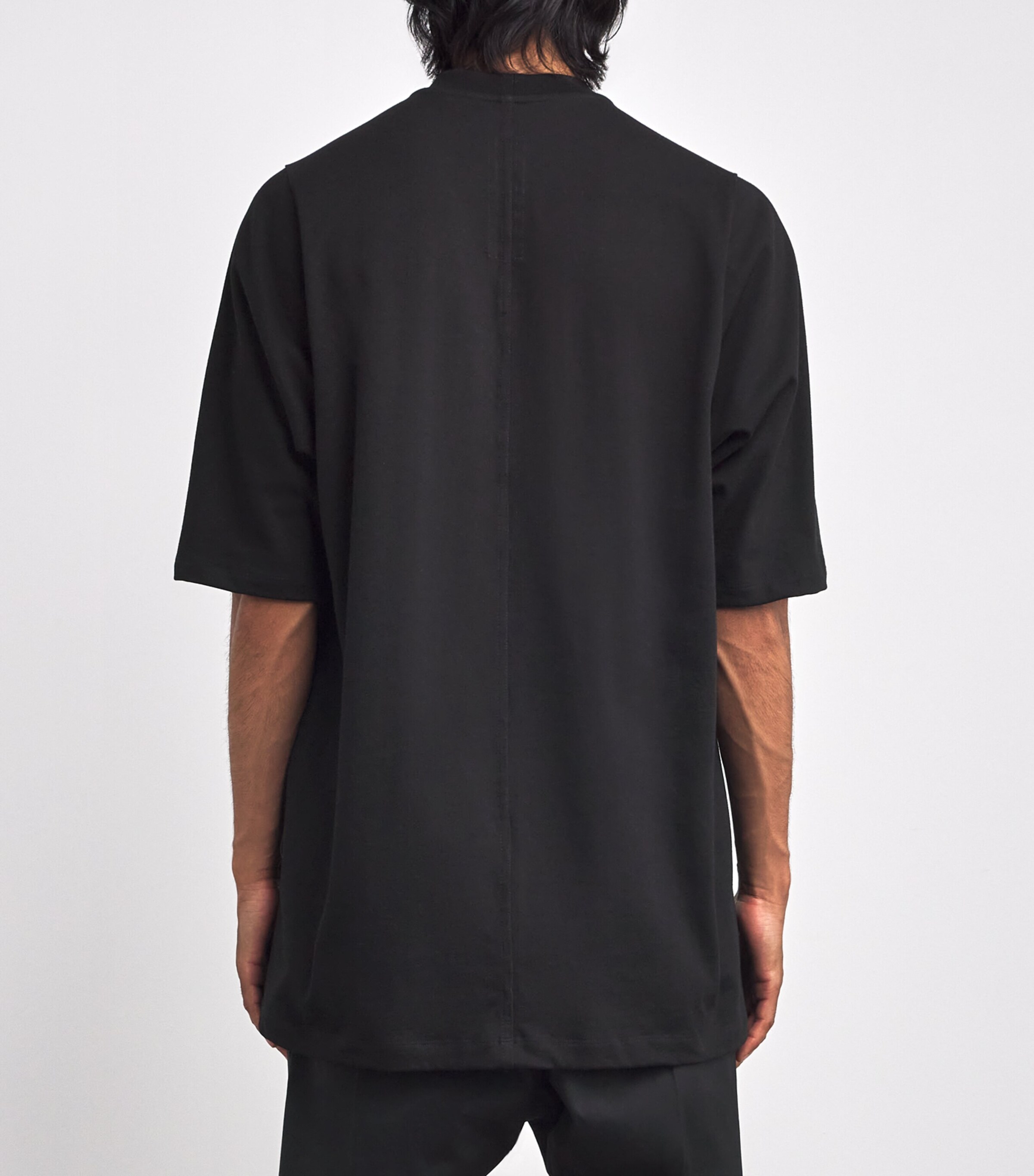Rick Owens Mens Cotton Jumbo T-Shirt Black Image 4