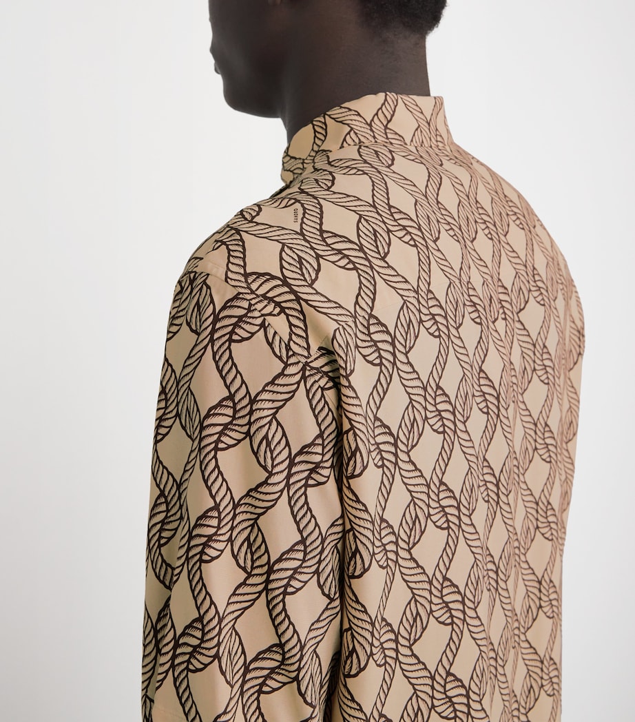 Rope-Print Shirt BUTTER CREAM Image 6