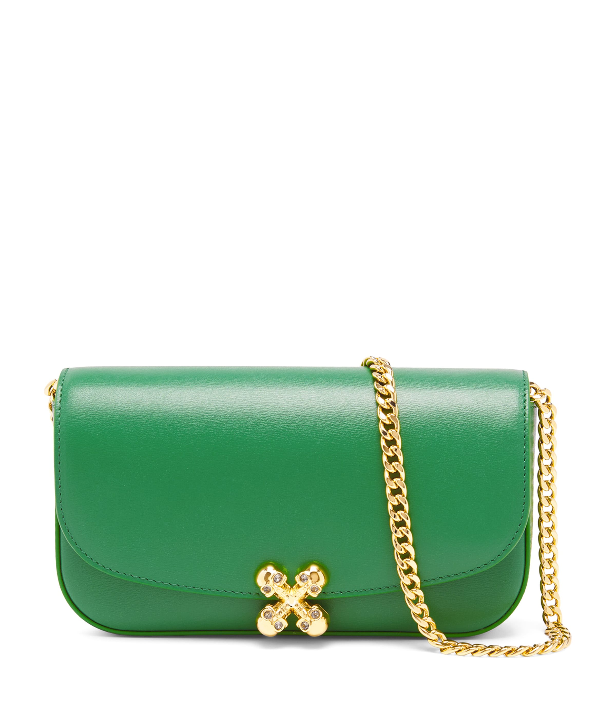 McQueen Small Skull Flower Cross-Body Bag | Women Bags | Crossbody Bags | Mini Bags | Shoulder Bags | Designers | McQueen