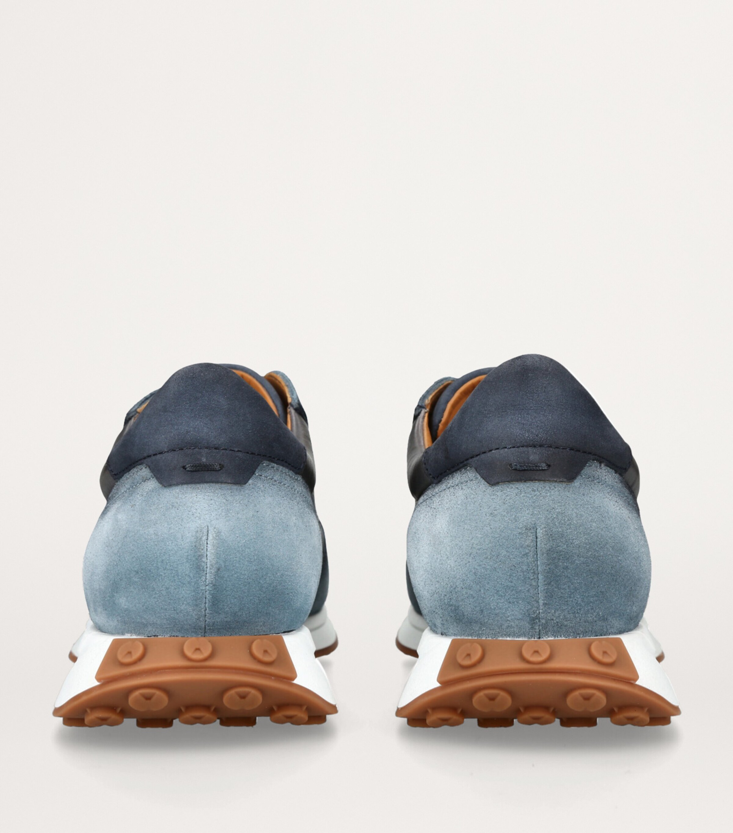Magnanni Leather Romero II Runner Sneakers Blue Other Image 2