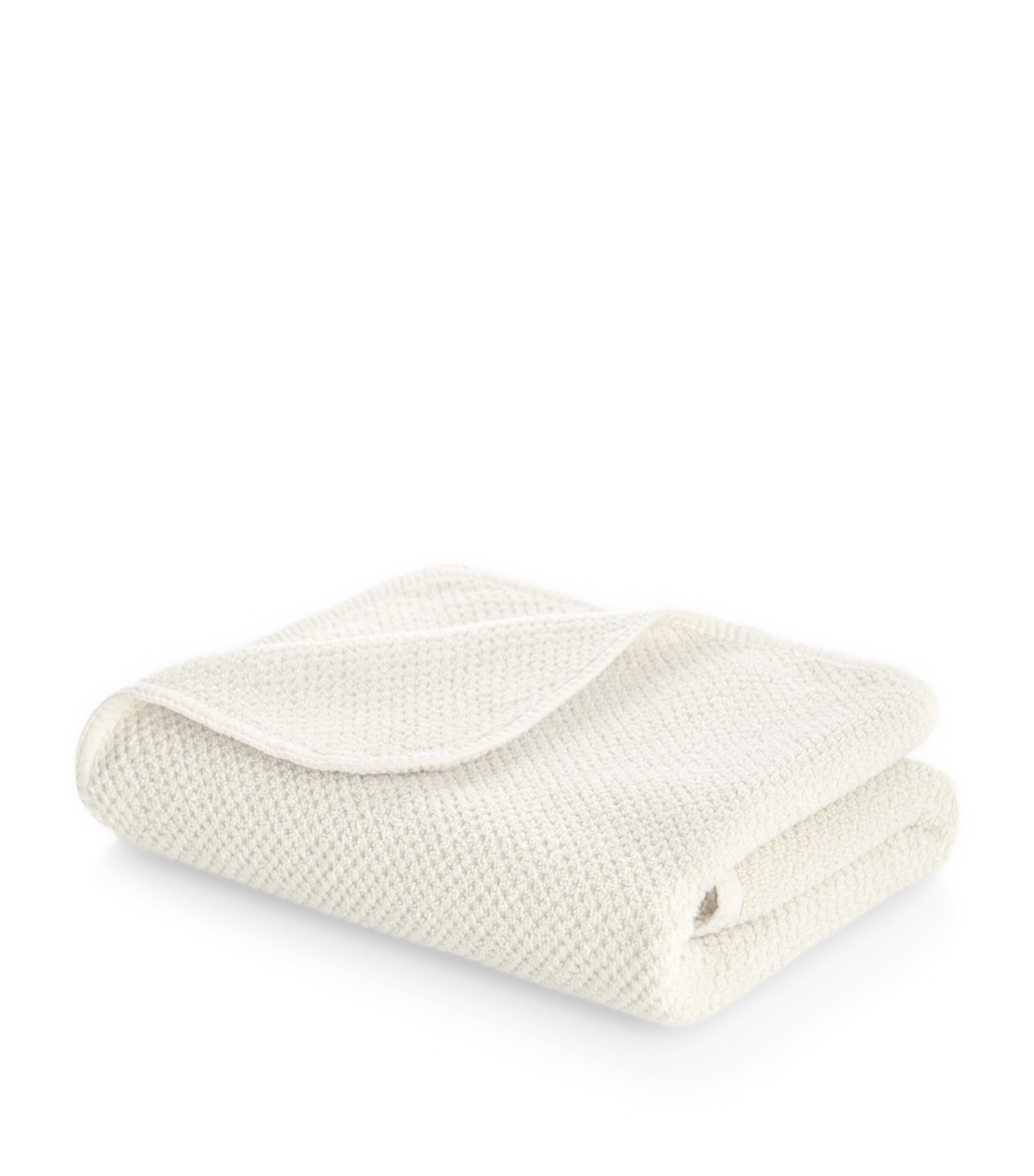 GRACCIOZA Bee Waffle Washcloth (30cm x 30cm) Snow Image 3