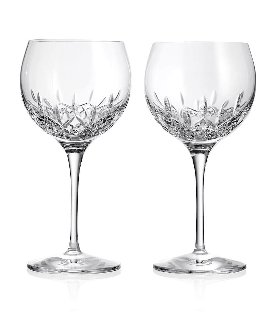 Set of 2 Lismore Essence Balloon Wine Glasses (510ml) CLEAR Image 1
