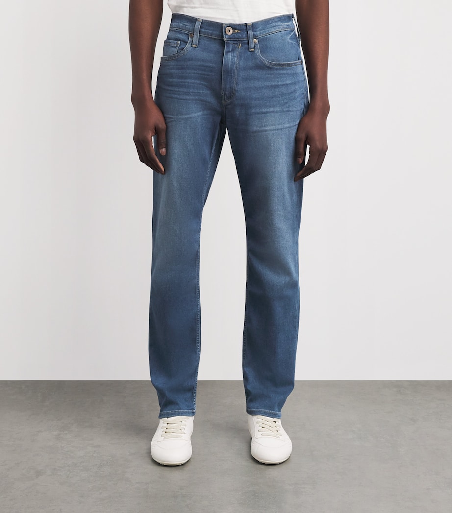 PAIGE Mens Normandie Straight Jeans Covello Image 4