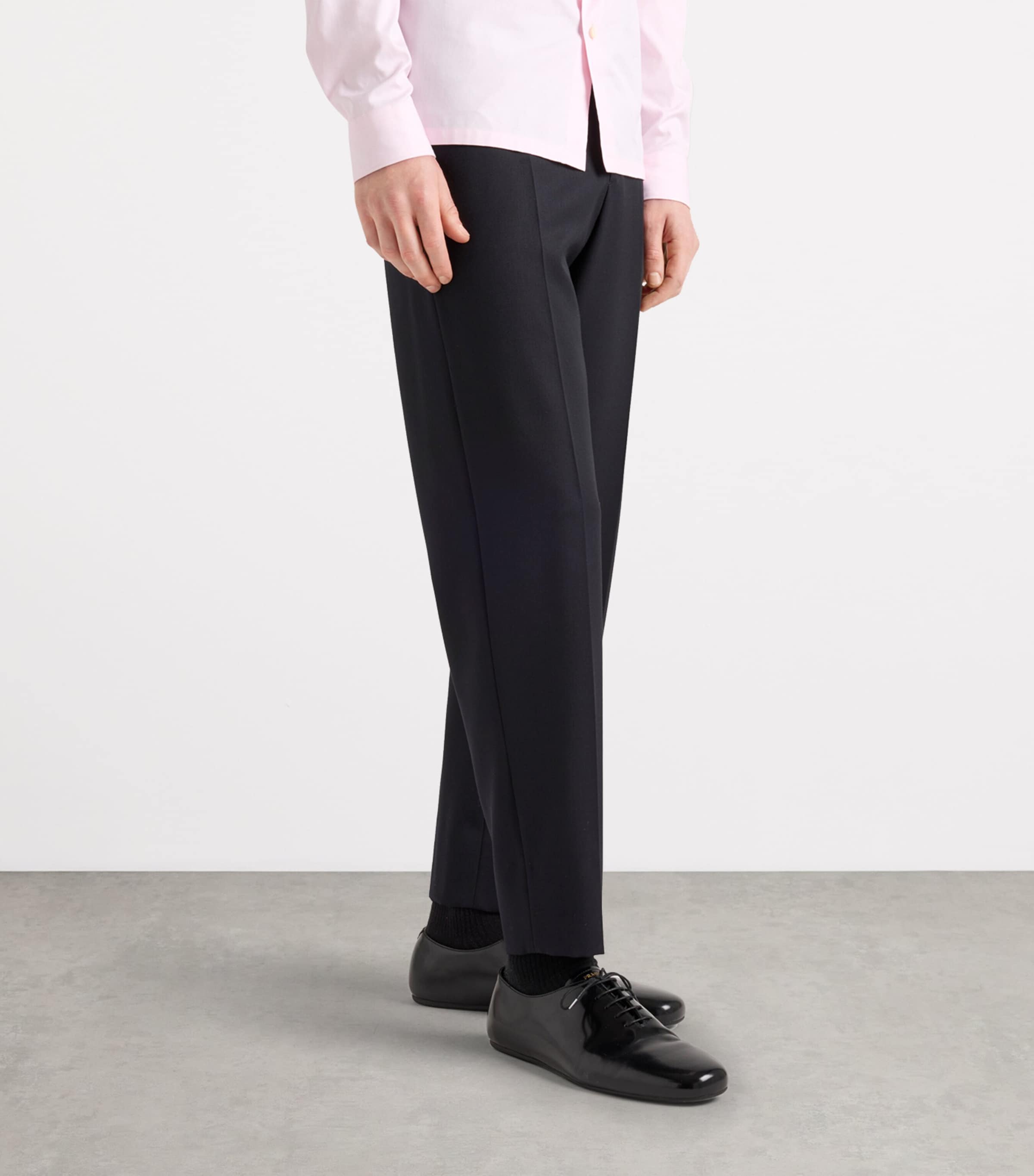 Wool Slim Tailored Trousers F0SVF Image 4