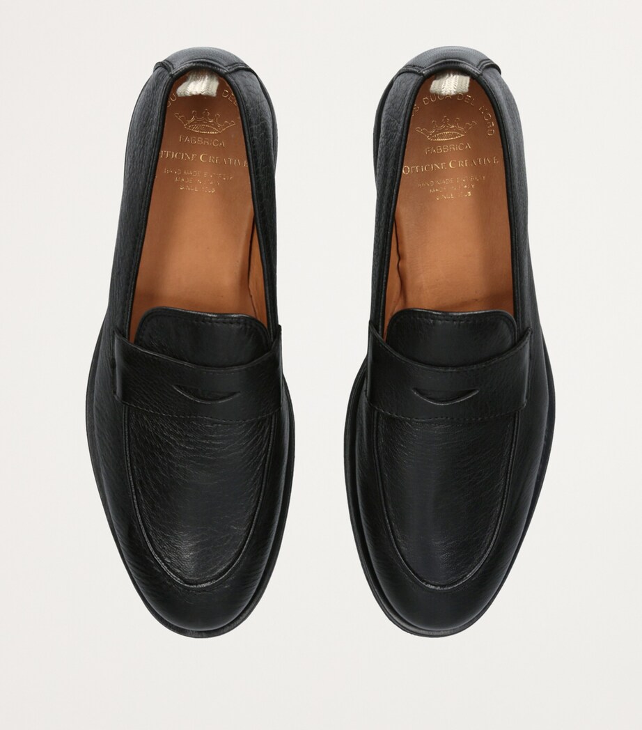Leather Opera Flexi Loafers BLACK Image 4
