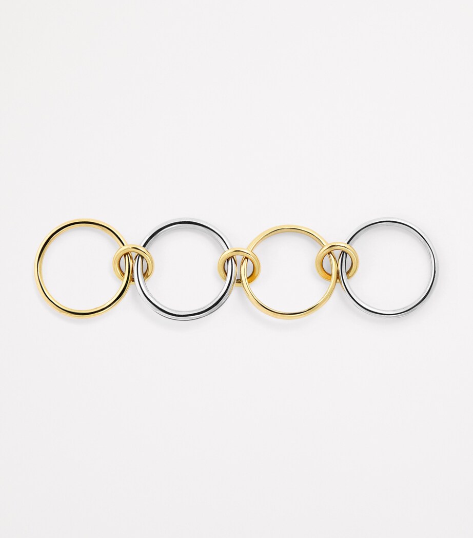 Yellow Gold, White Gold and Diamond Naima Ring YELLOW GOLD Image 3