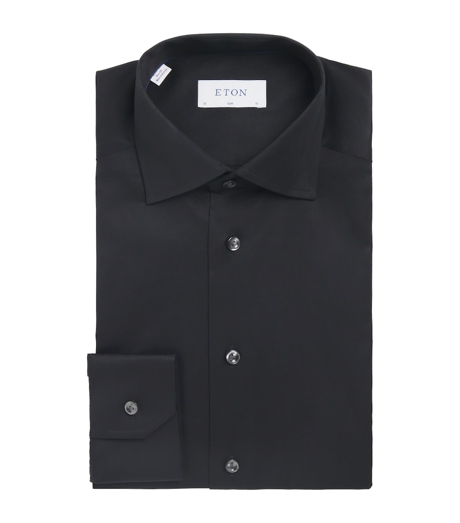 Slim-Fit Shirt 18 BLACK Image 1