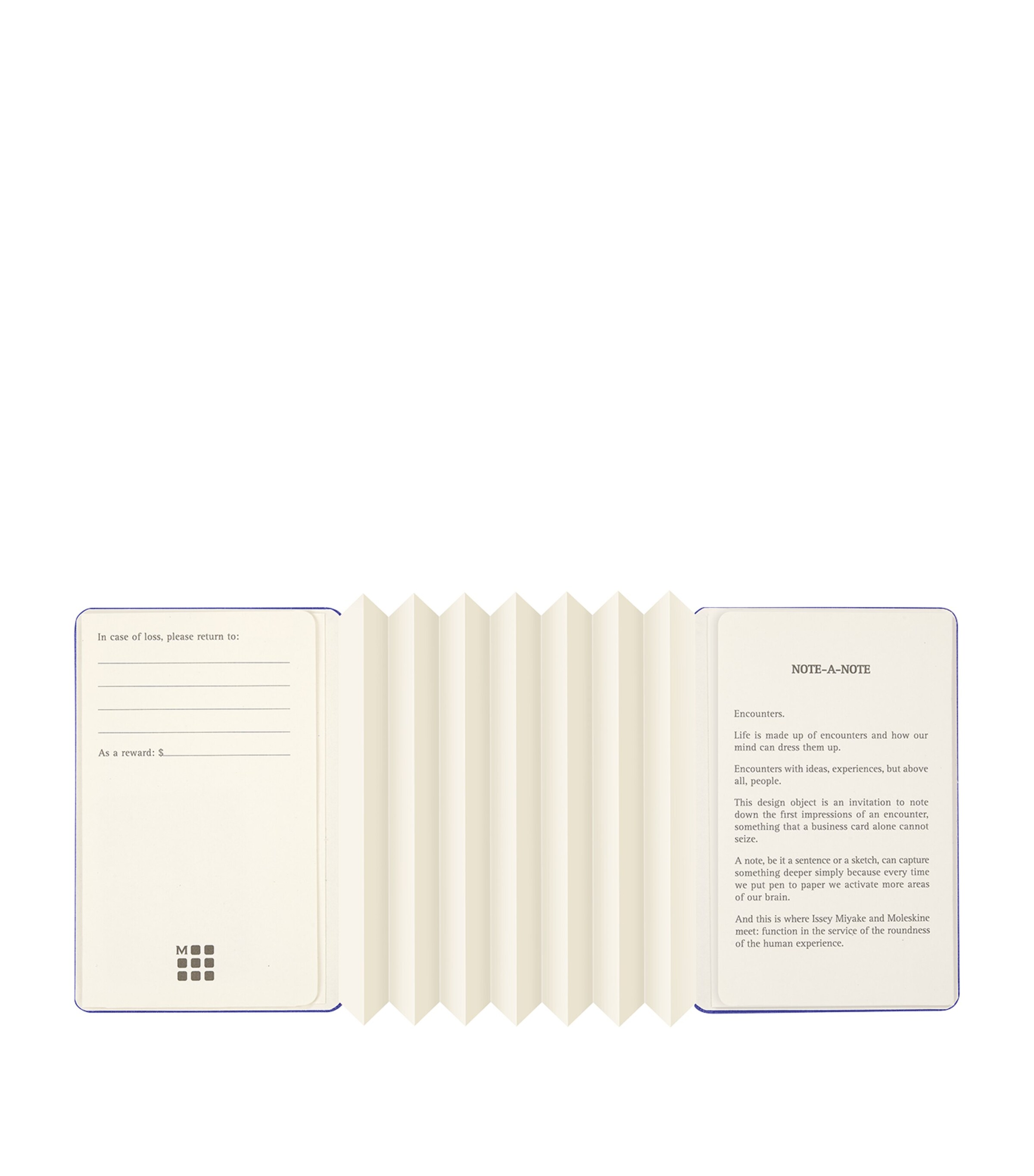 x Miyake Design Studio Business Card Holder BLUE Image 5