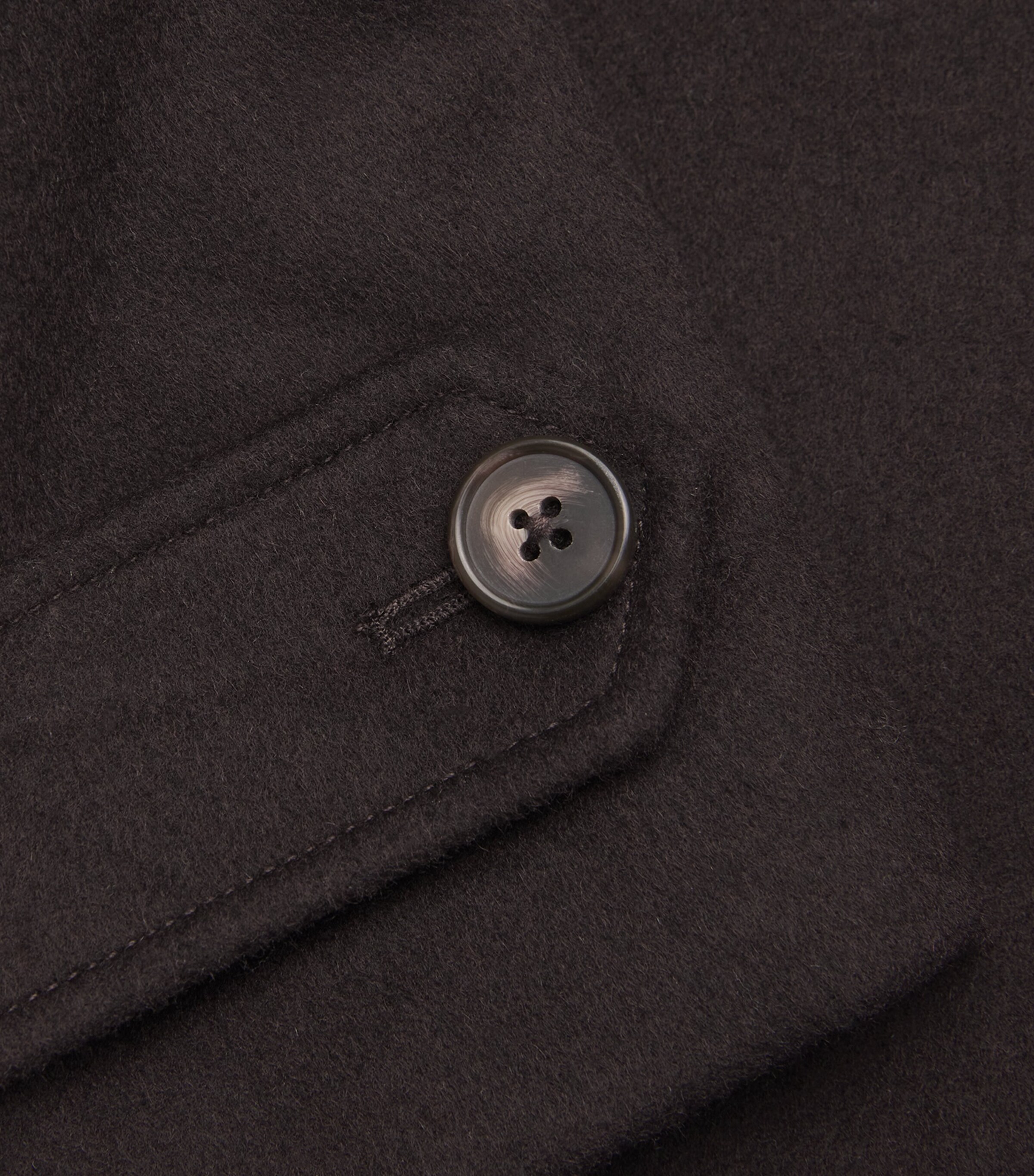 PAIGE Mens Wool-Blend Pennington Overcoat Warm Cocoa Image 5