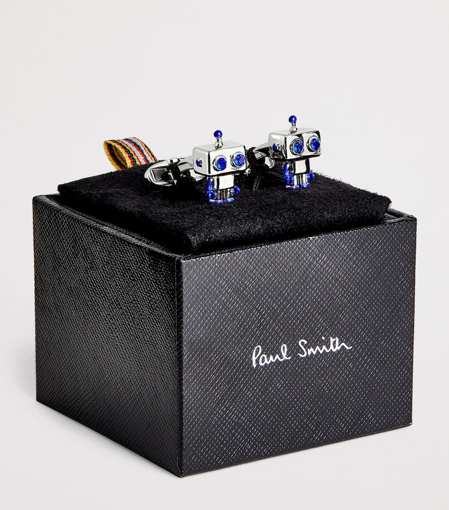 Robot Cufflinks 82_SILVER Image 3