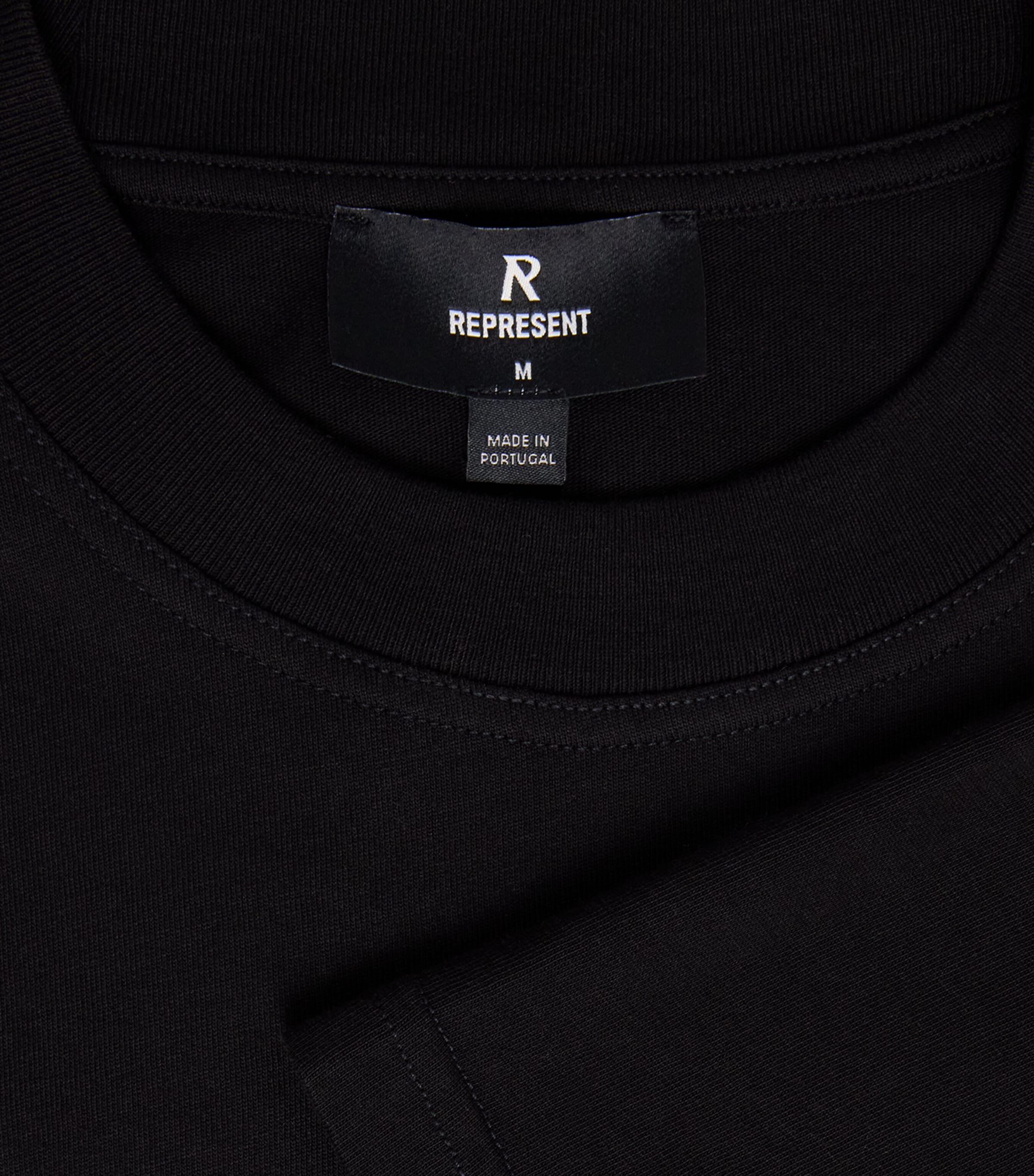 Represent Mens Cotton Micro Owners Club T-Shirt Jet Black Image 6