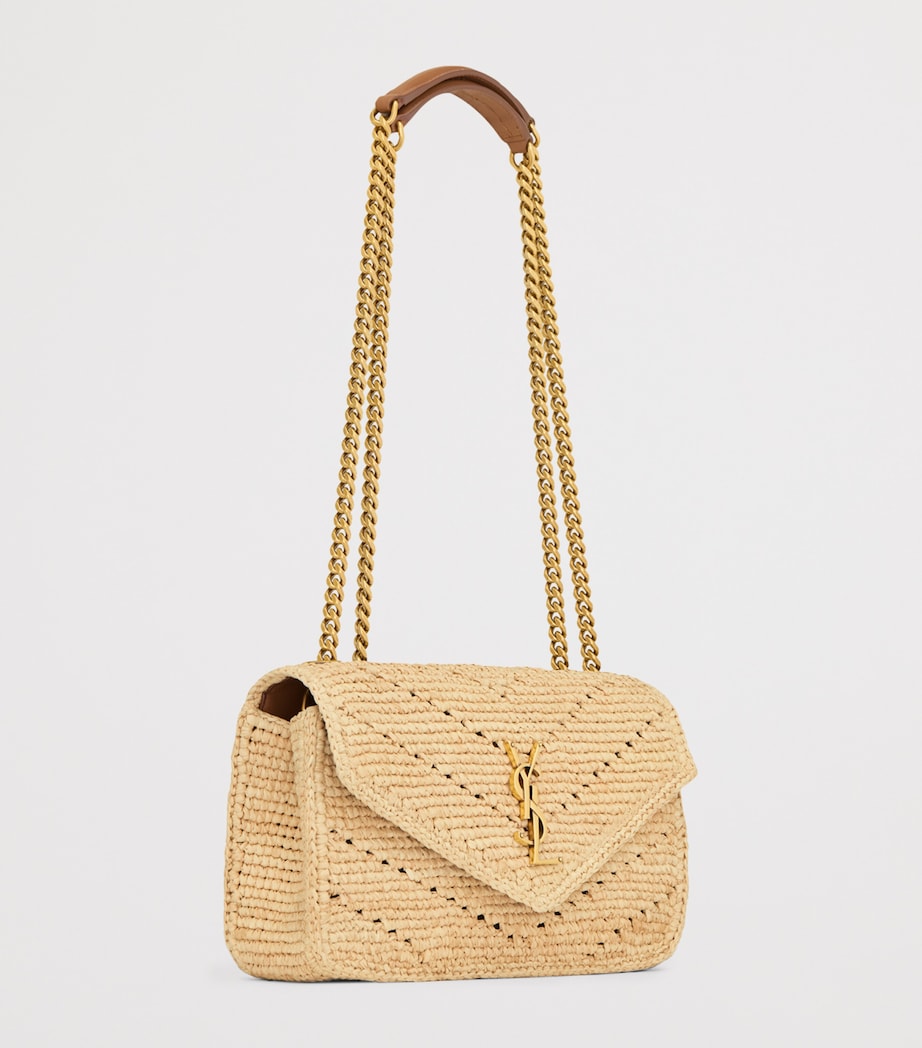 Saint Laurent Small Raffia Loulou Shoulder Bag Image 5