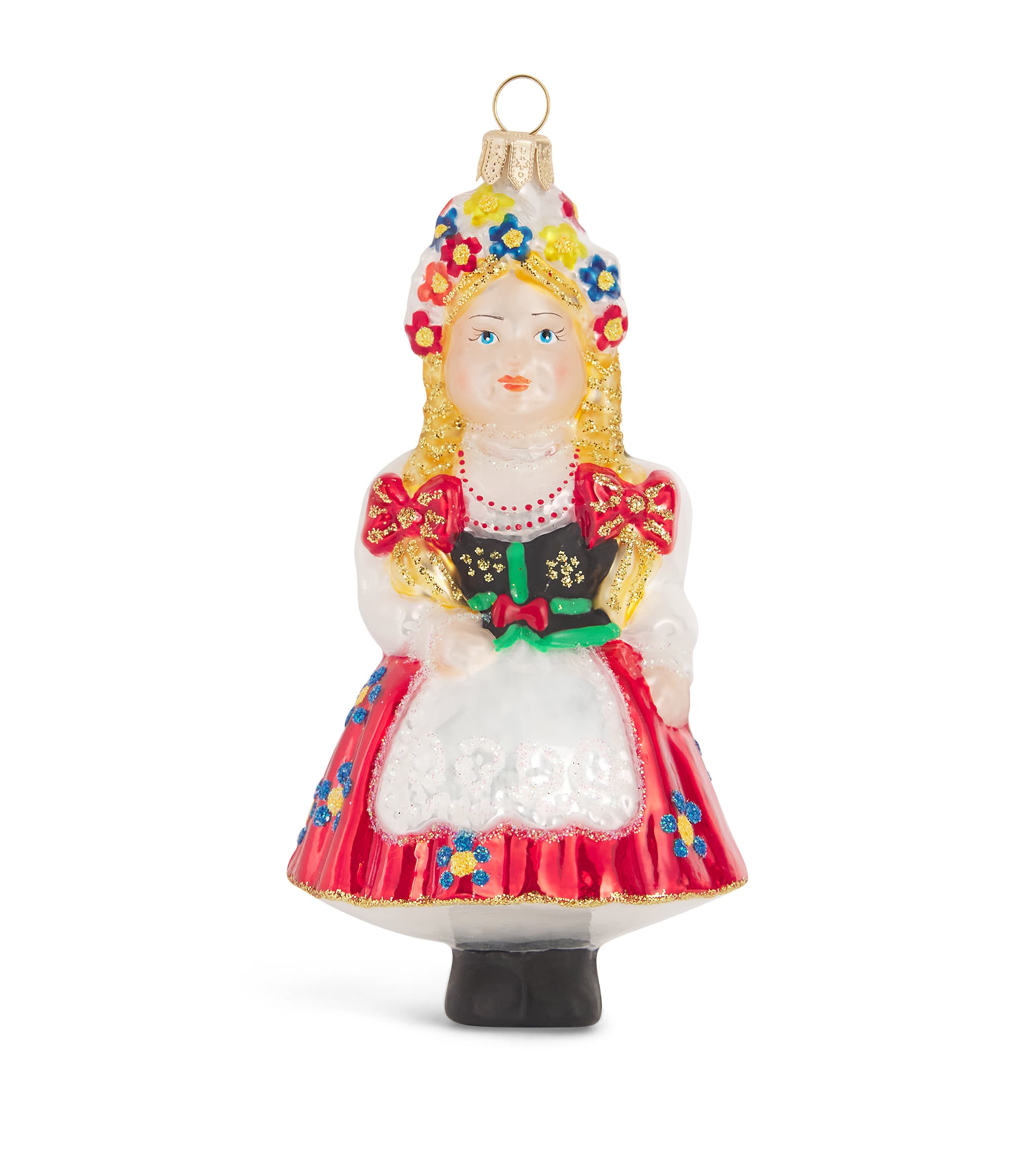 Harrods Krakowianka Girl Tree Decoration In Multi