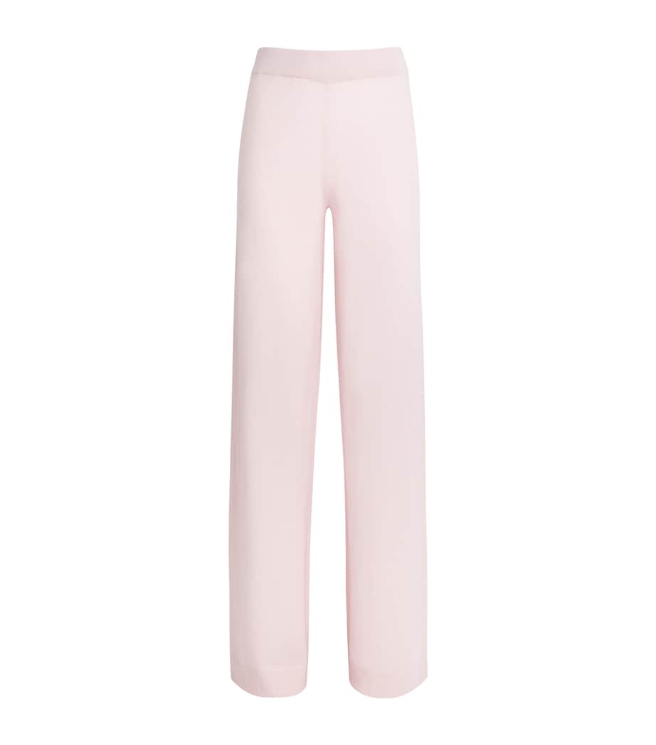 Virgin Wool-Cashmere Straight Trousers 60/60 PINK Image 1