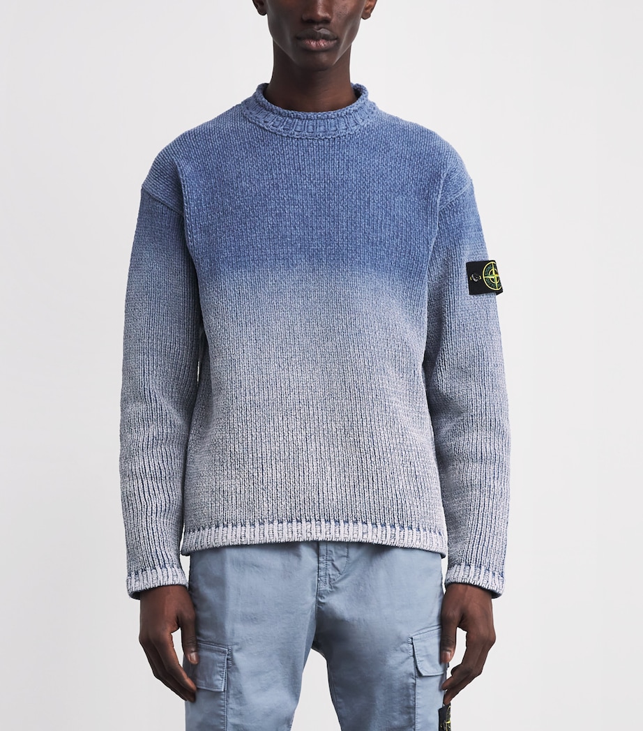 Cotton Coated Gradient Sweater V0024 Image 3