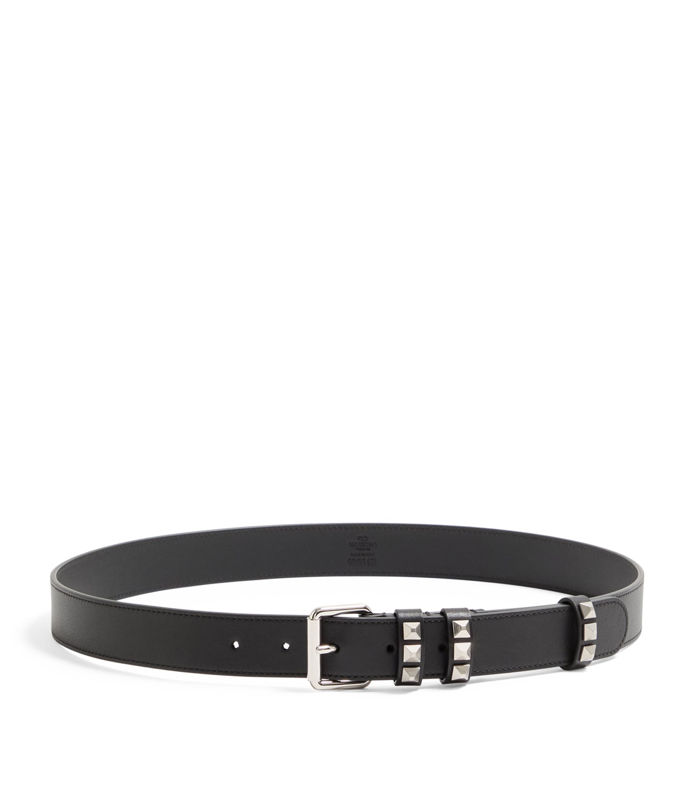 Calfskin Rockstud Belt 0NO Image 1