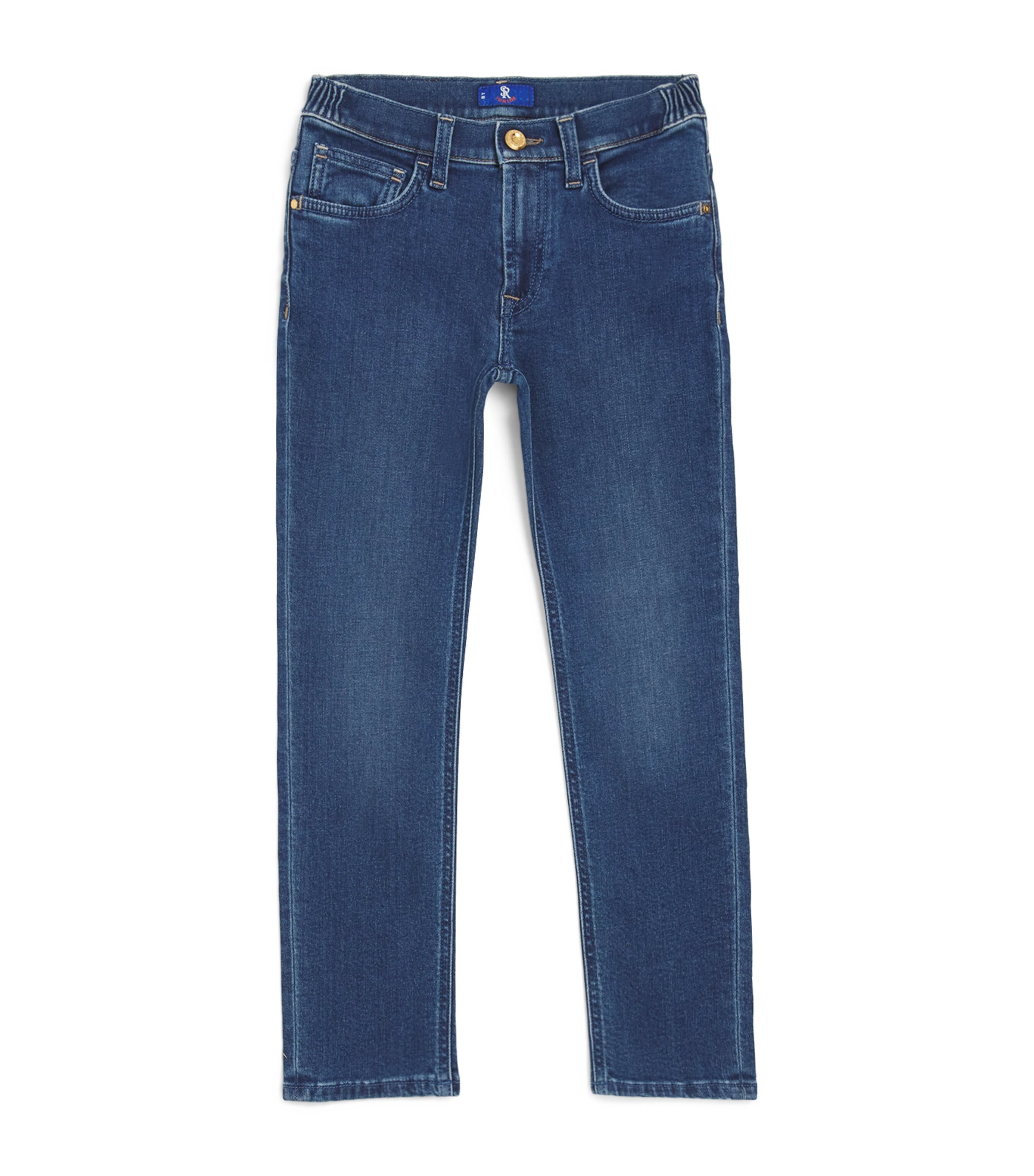 Shop Stefano Ricci Straight Jeans In Blue