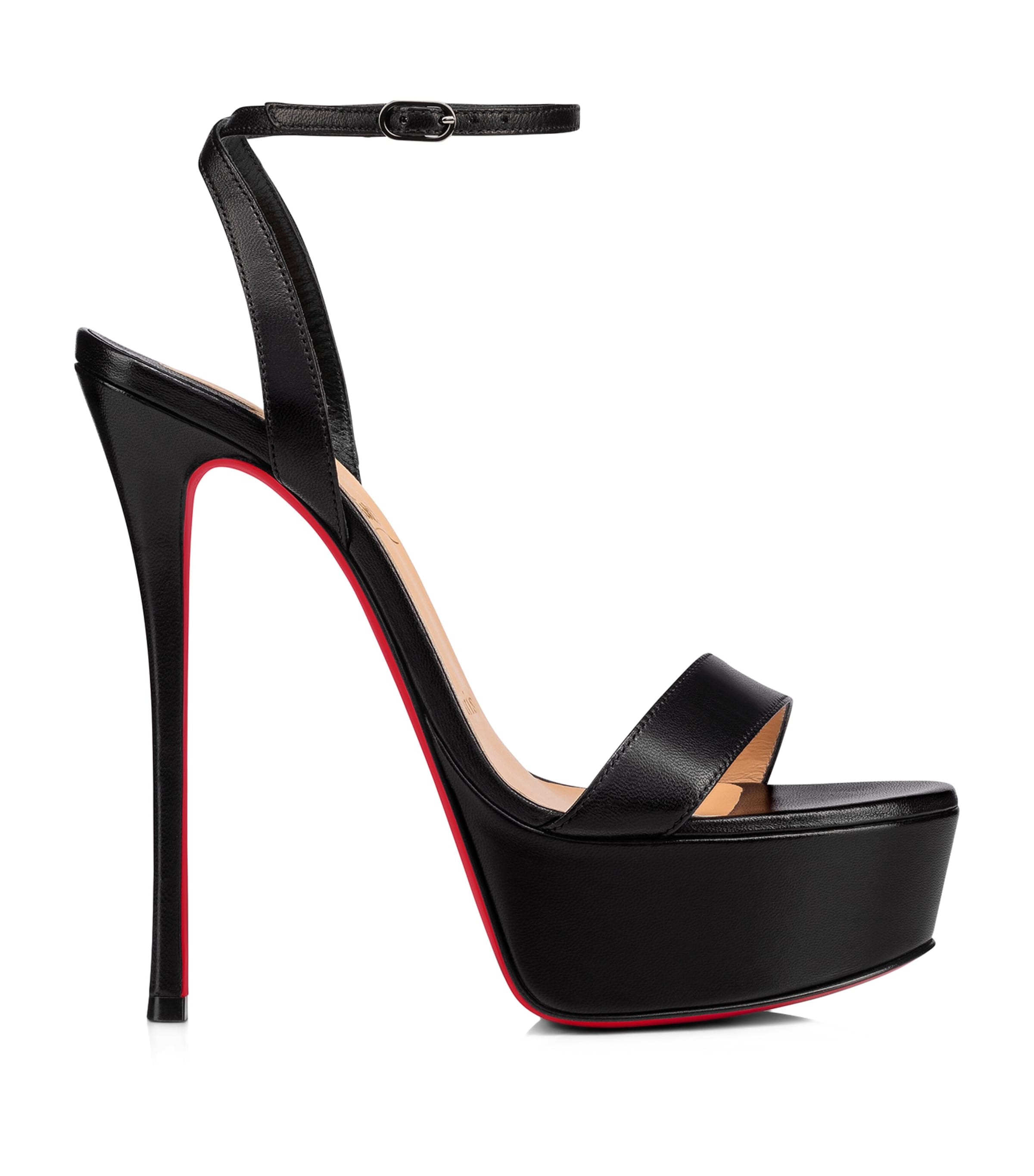 Christian Louboutin Loubi Queen Alta Nappa Leather Sandals 150 Image 1