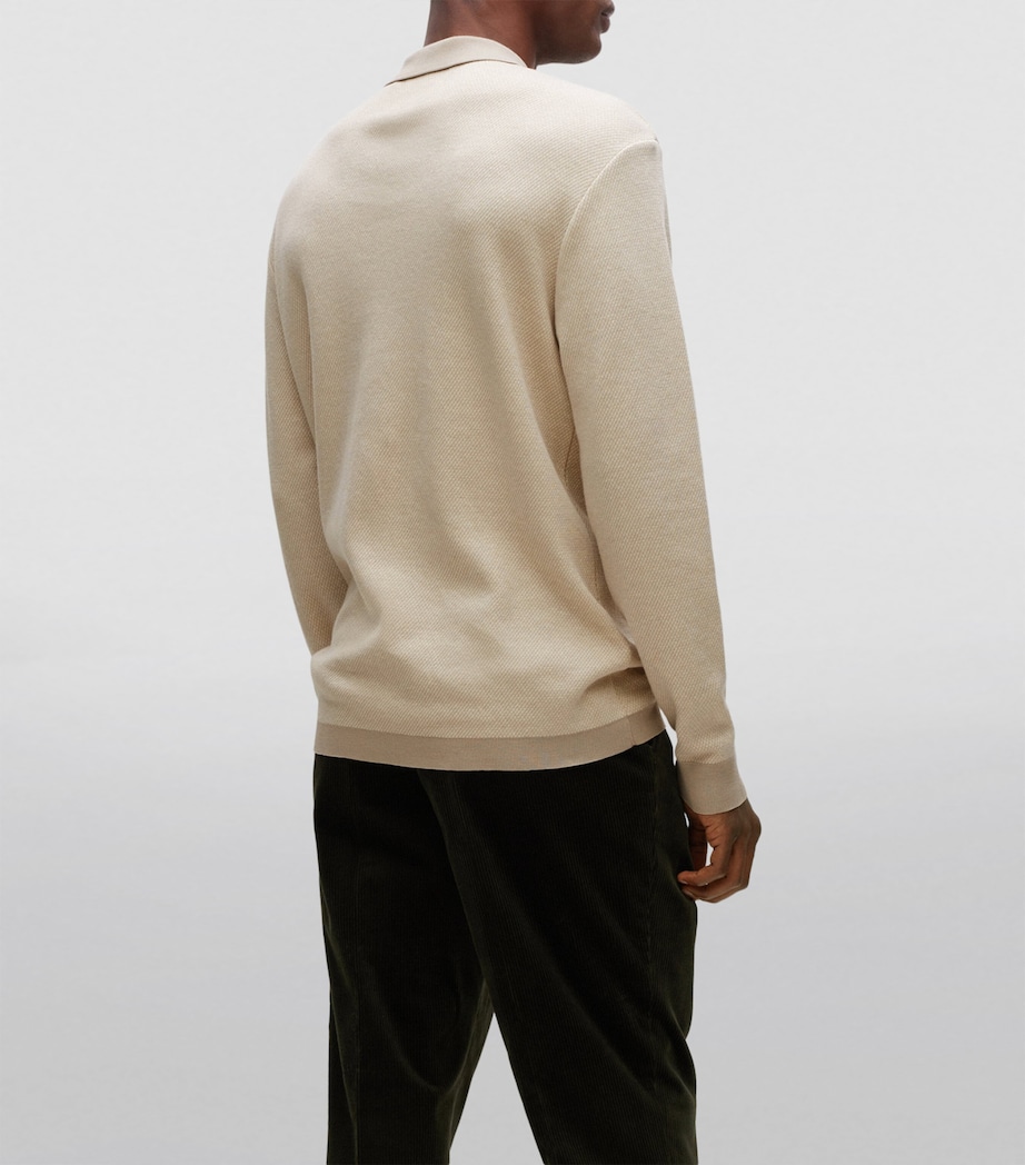 Long-Sleeved Polo Shirt 131 Image 4