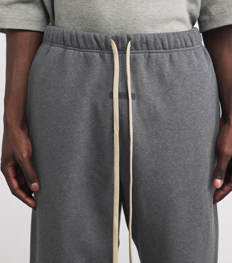 FEAR OF GOD ESSENTIALS Mens Cotton-Blend Sweatpants Charcoal Heather Image 3