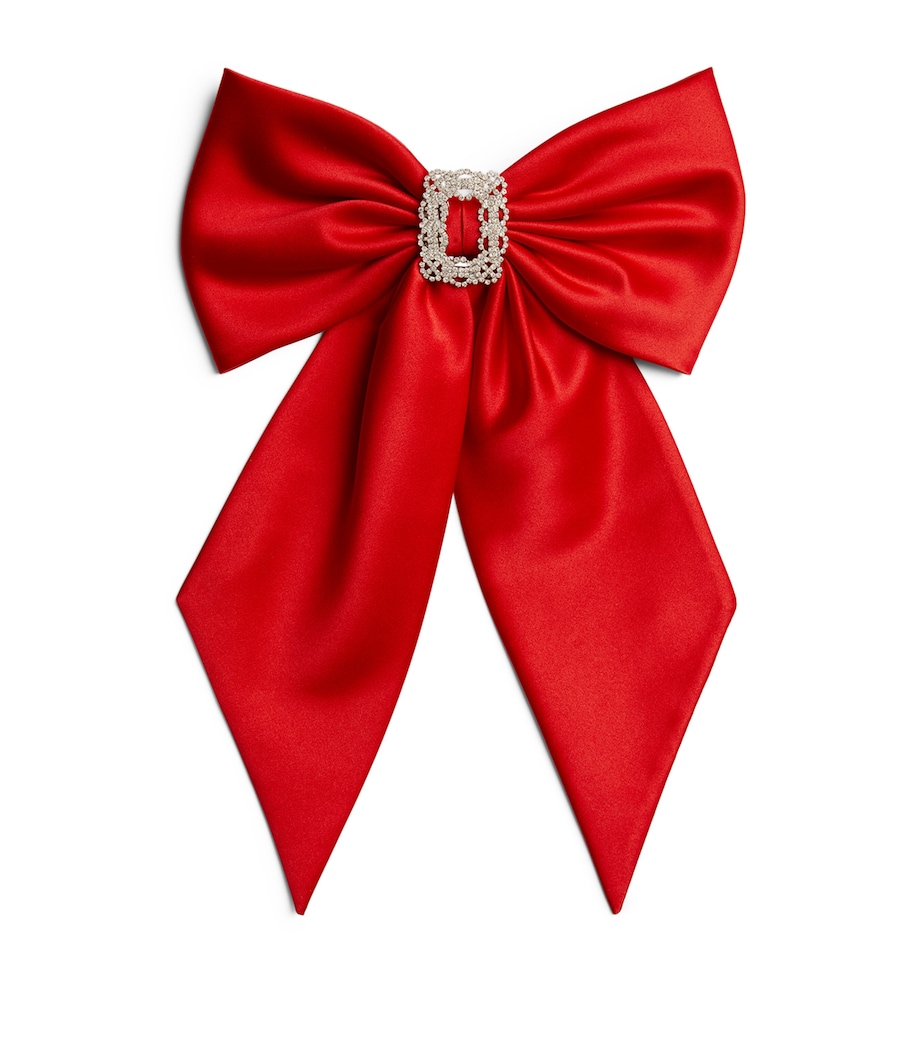 Silk Luna Hair Clip RED Image 1