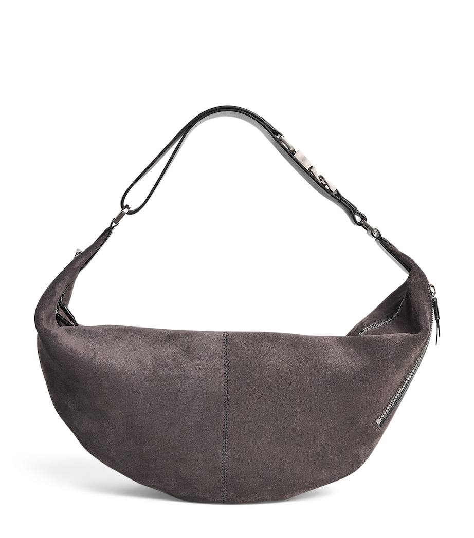 Lemaire Suede Quiver Clip Shoulder Bag Mink/ Image 1