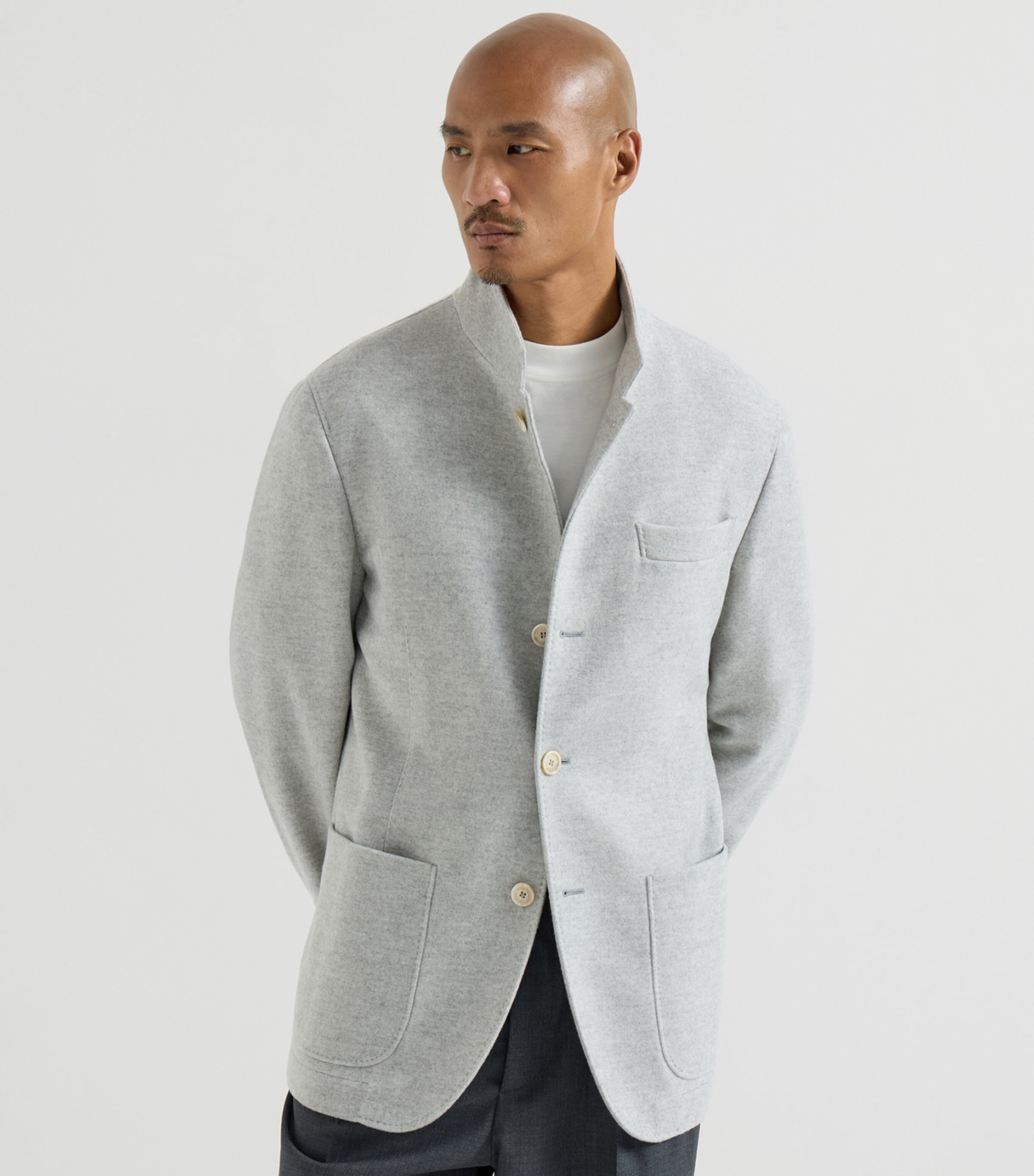 Brunello Cucinelli Mens Water-Resistant Cashmere Blazer Image 3
