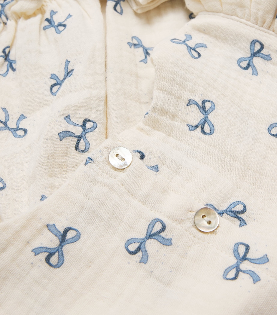 Organic Cotton Coco Bodysuit (1-24 Months) BOW BLEU Image 3